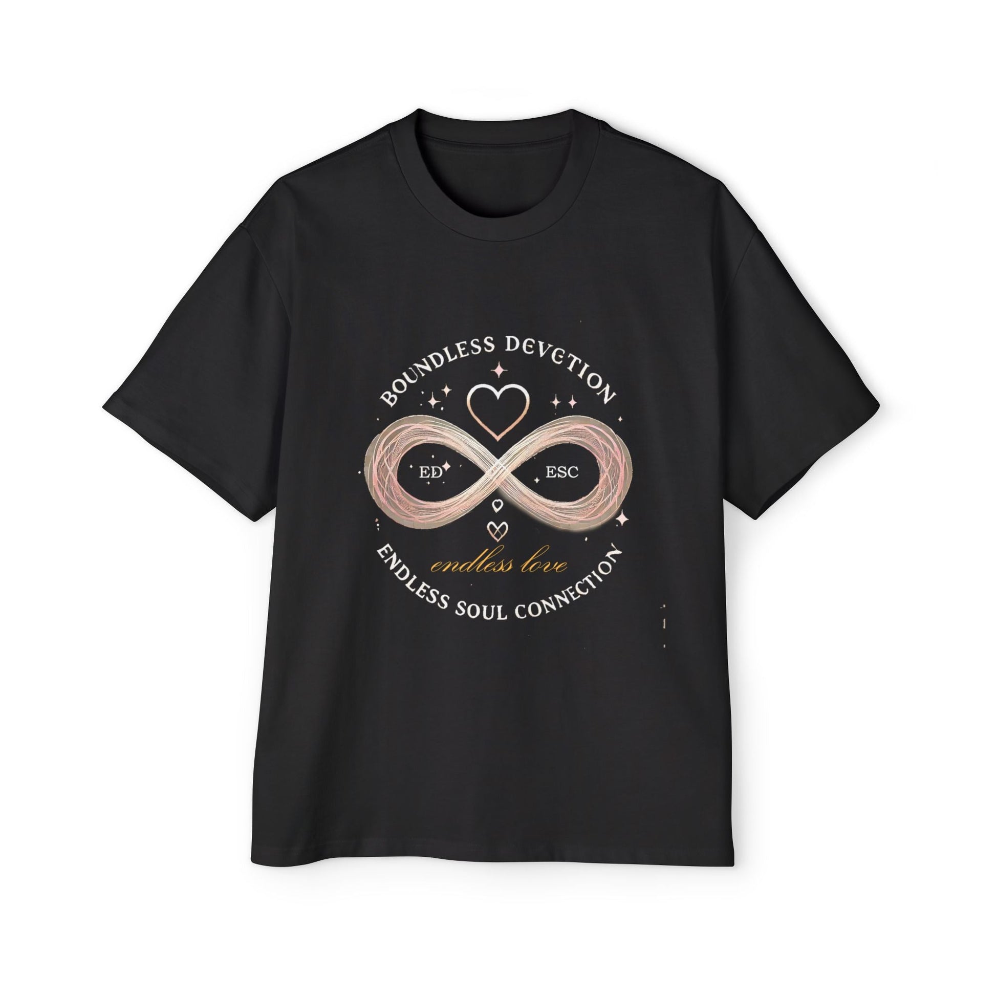 Men Heavy Oversized T-shirt -Endless Love 100% Cotton Comfort