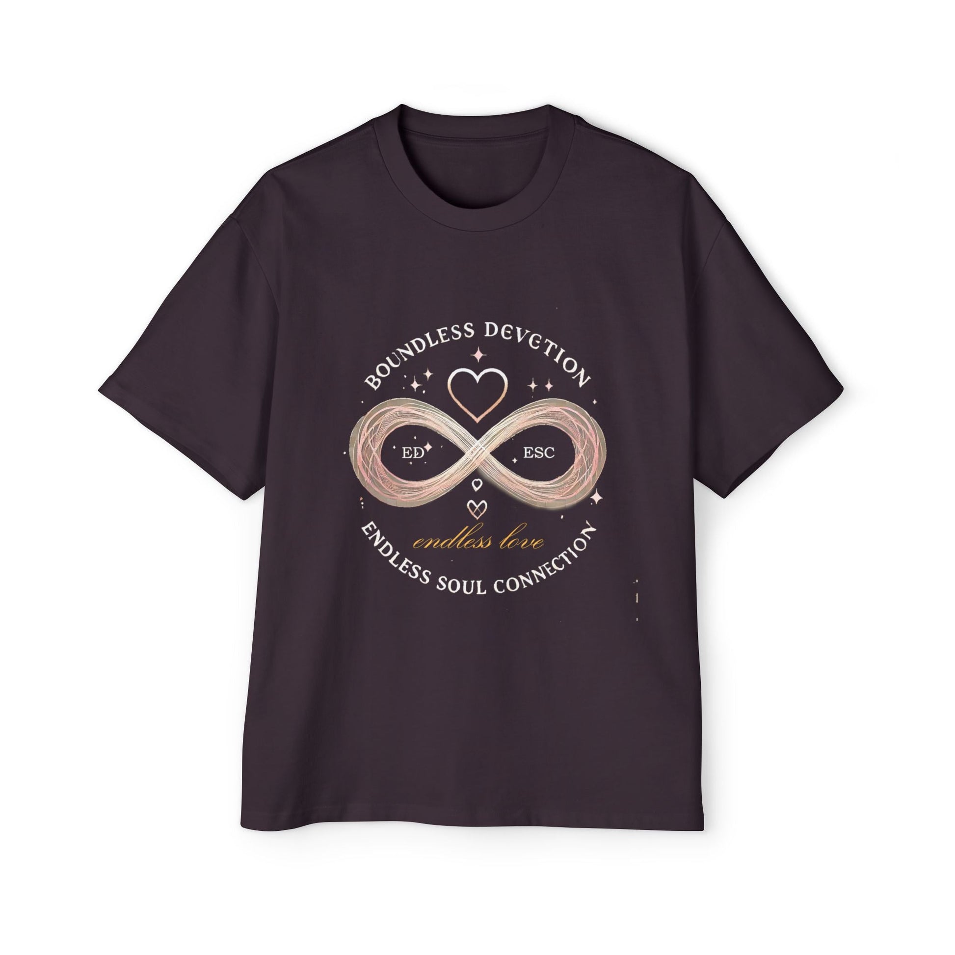 Men Heavy Oversized T-shirt -Endless Love 100% Cotton Comfort