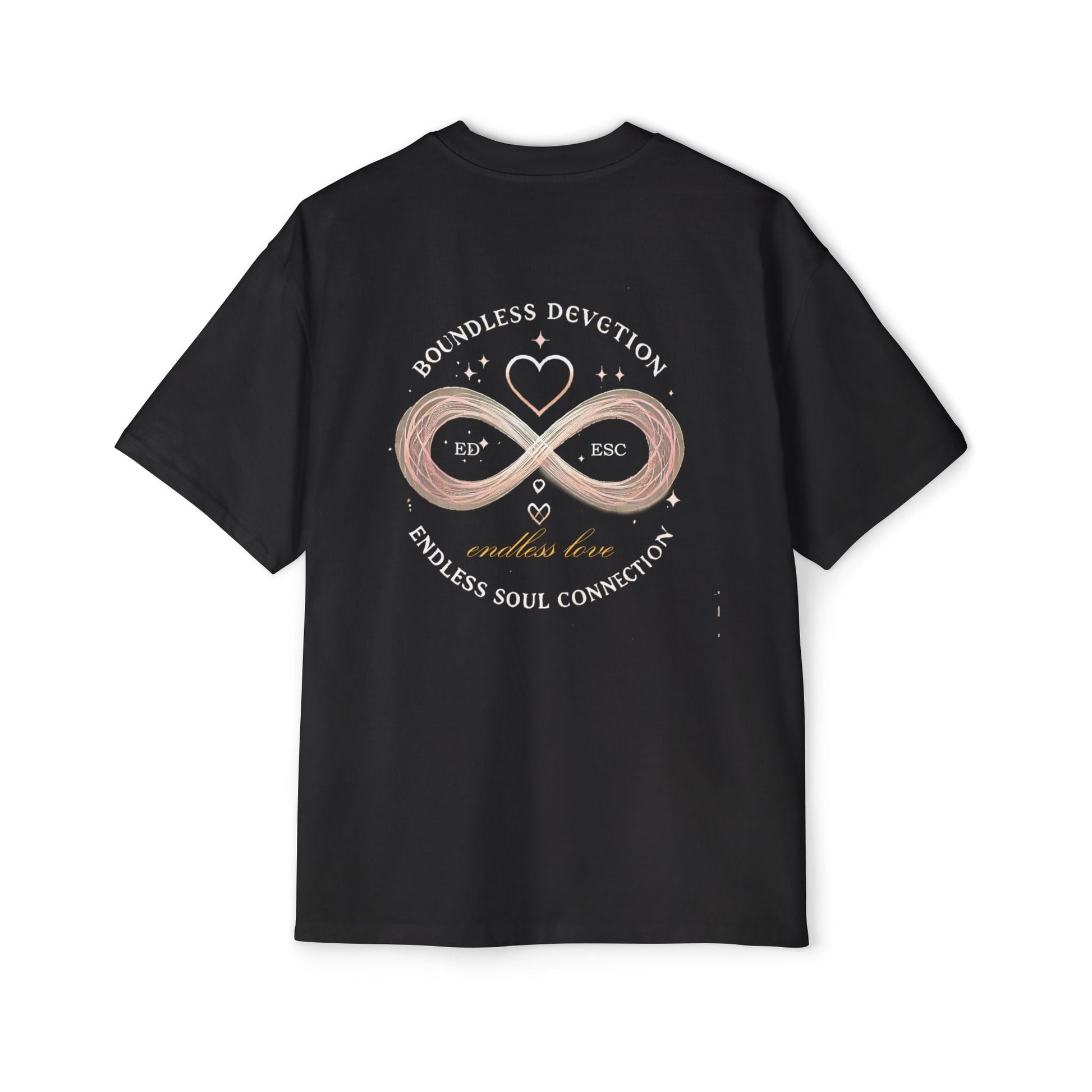 Men Heavy Oversized T-shirt -Endless Love 100% Cotton Comfort