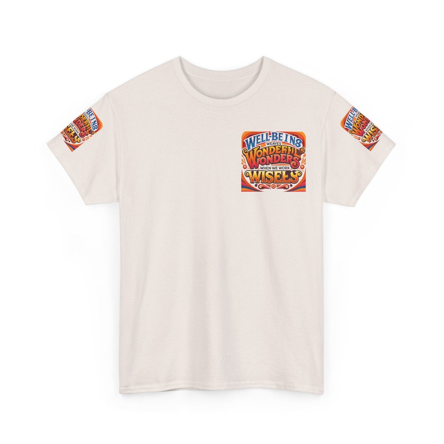 Unisex Heavy Cotton Tee with inspirational text design, promoting resilience and positivity.