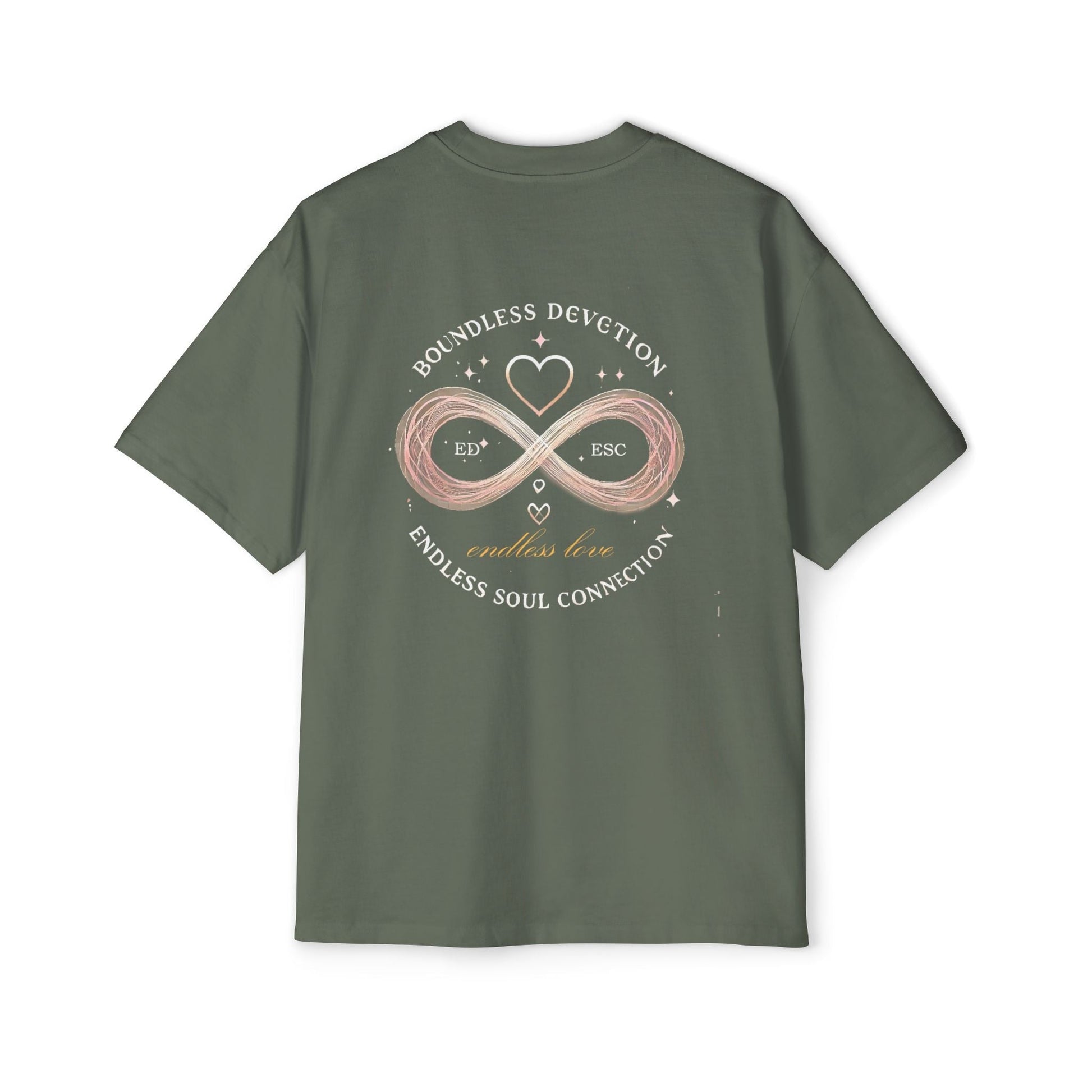 Men Heavy Oversized T-shirt -Endless Love 100% Cotton Comfort