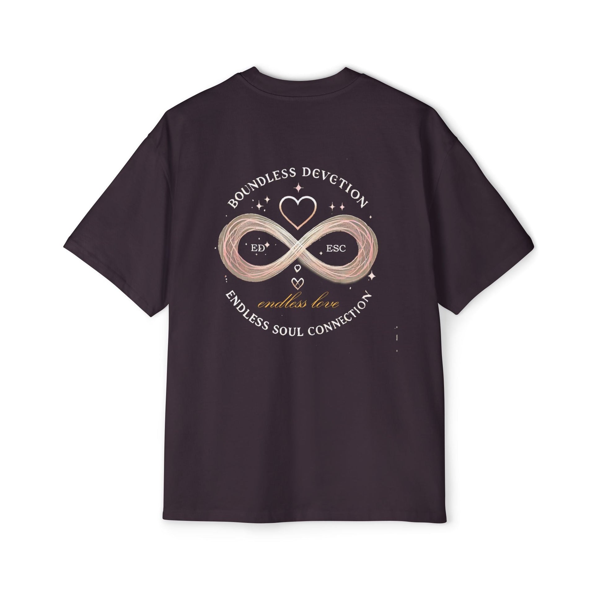 Men Heavy Oversized T-shirt -Endless Love 100% Cotton Comfort