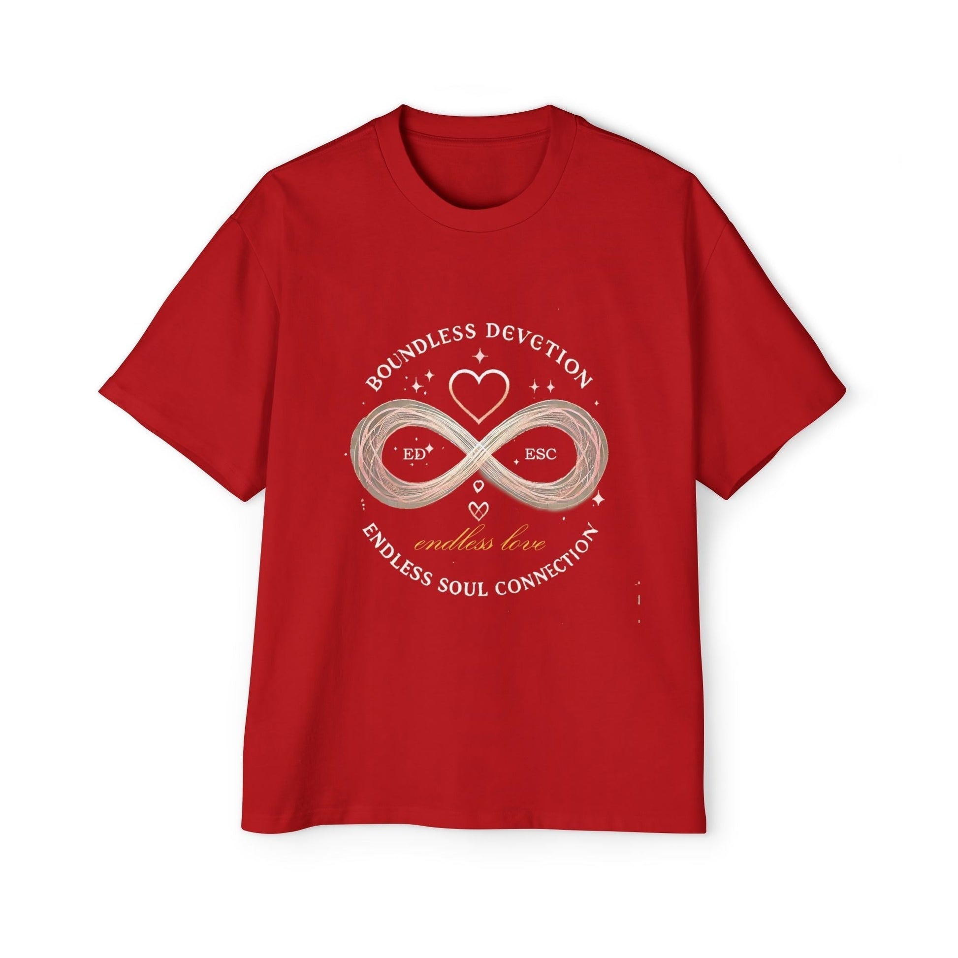Men Heavy Oversized T-shirt -Endless Love 100% Cotton Comfort
