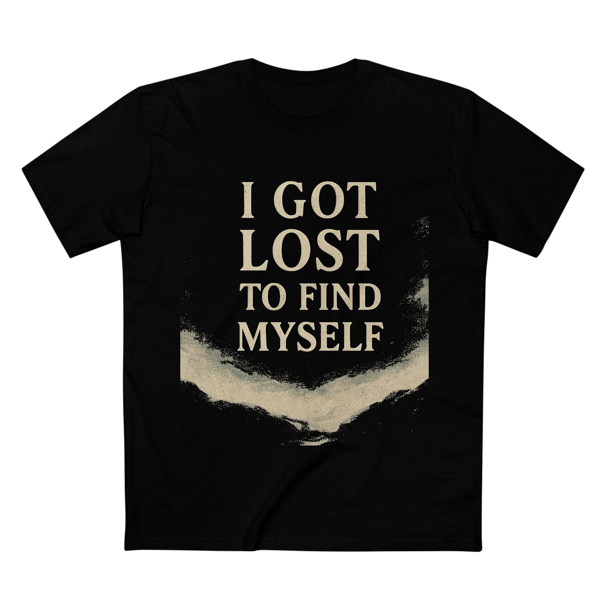 Unisex T-shirt Lost To Find - Nature Graphic, Inspirational Apparel