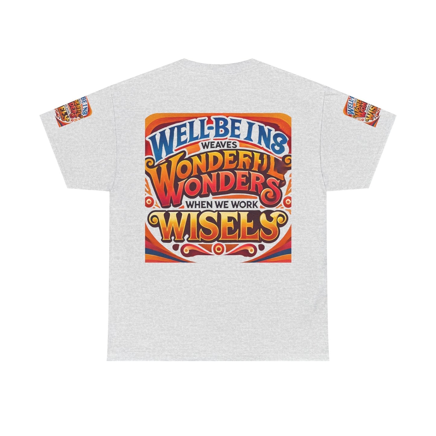 Unisex Heavy Cotton Tee with inspirational text design, promoting resilience and positivity.