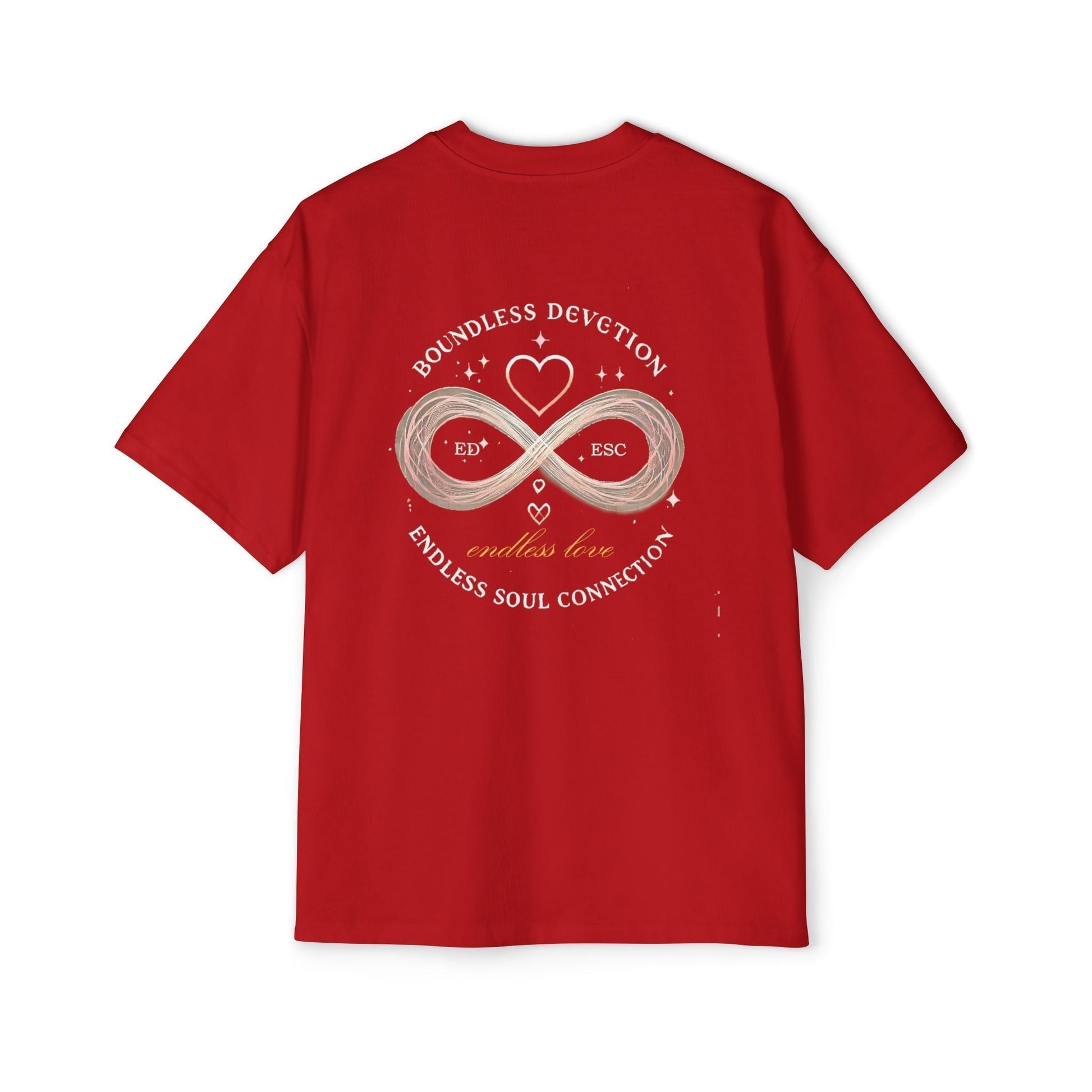 Men Heavy Oversized T-shirt -Endless Love 100% Cotton Comfort
