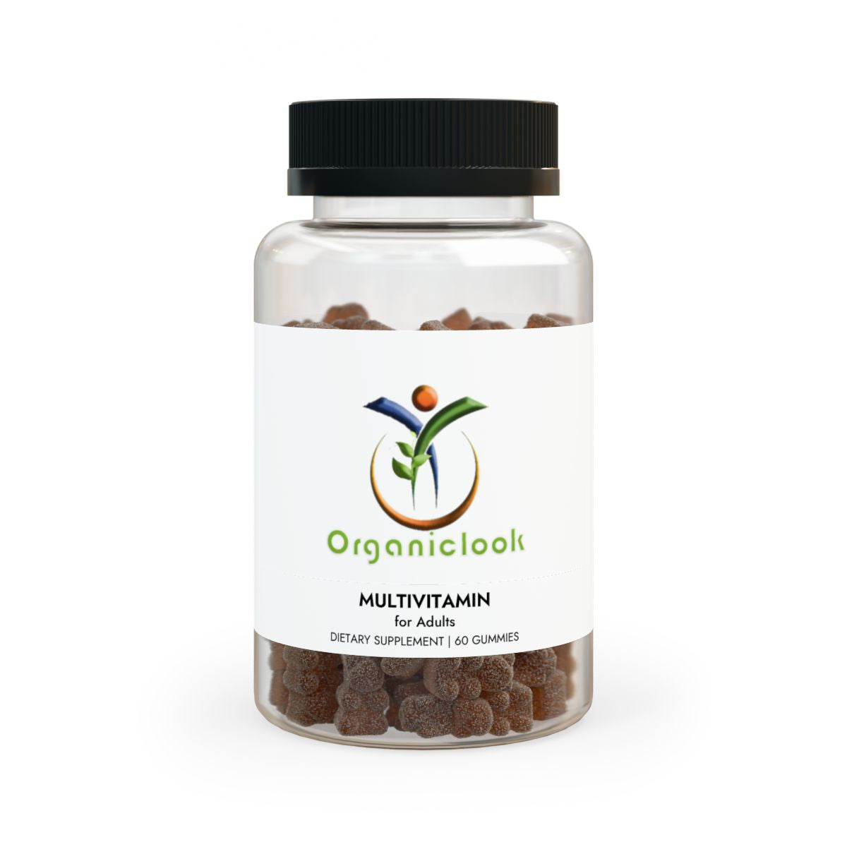 Multivitamin Gummies for Adults - 60 count bottle on white background.