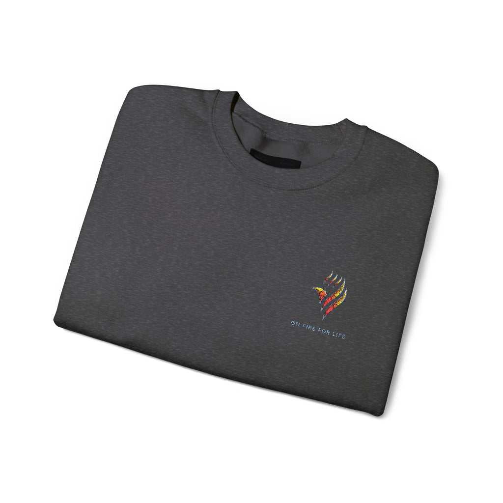 Unisex Heavy Blend™ Crewneck Sweatshirt - On Fire For Life