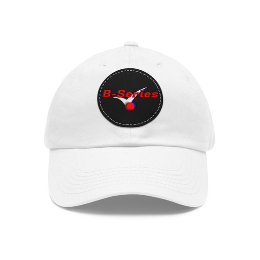 Dad Hat with Leather Patch (Round) " B- Series"