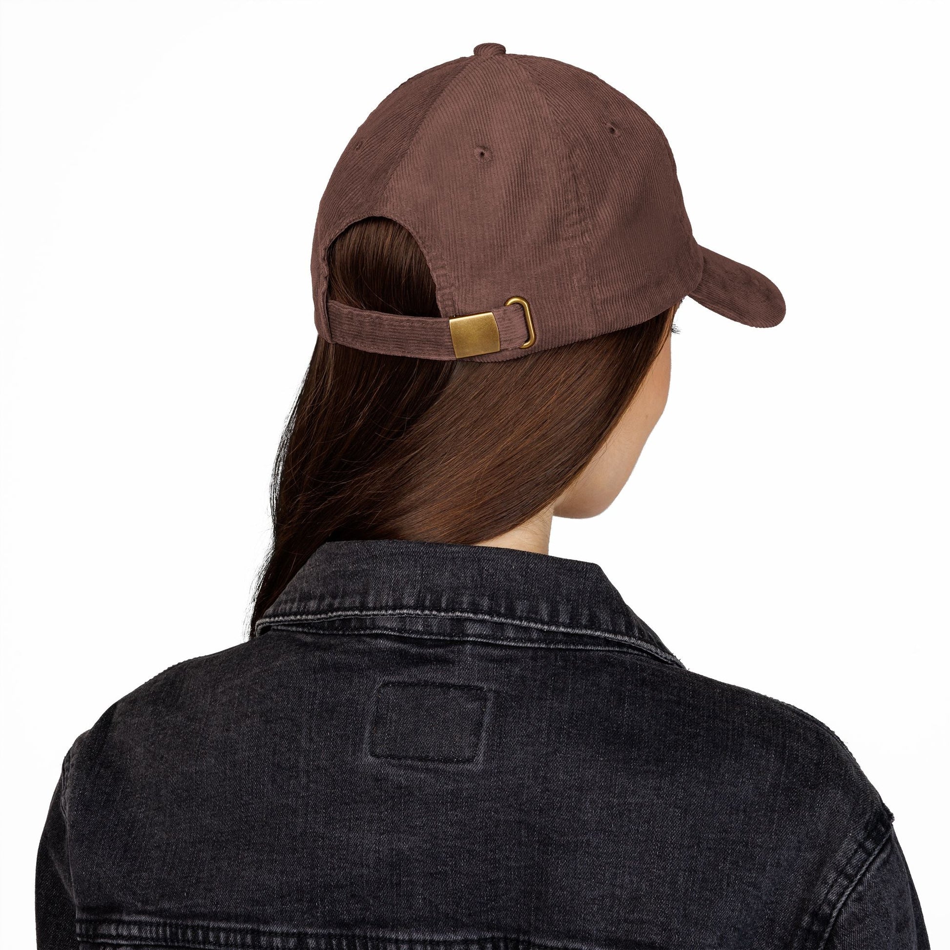 Vintage Corduroy Cap with Embroidery - Stylish Retro Hat for Every Occasion