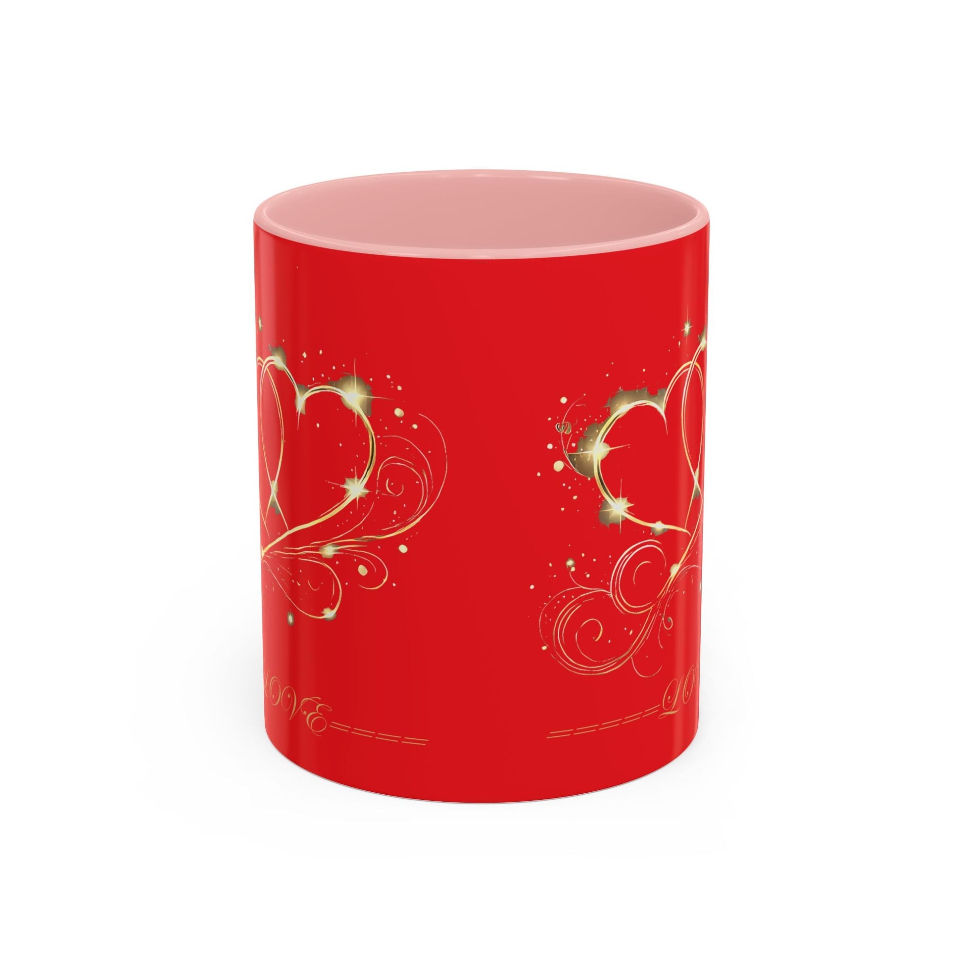 Accent Coffee Mug - (11, 15oz) Valentine Mug Special Bold Color