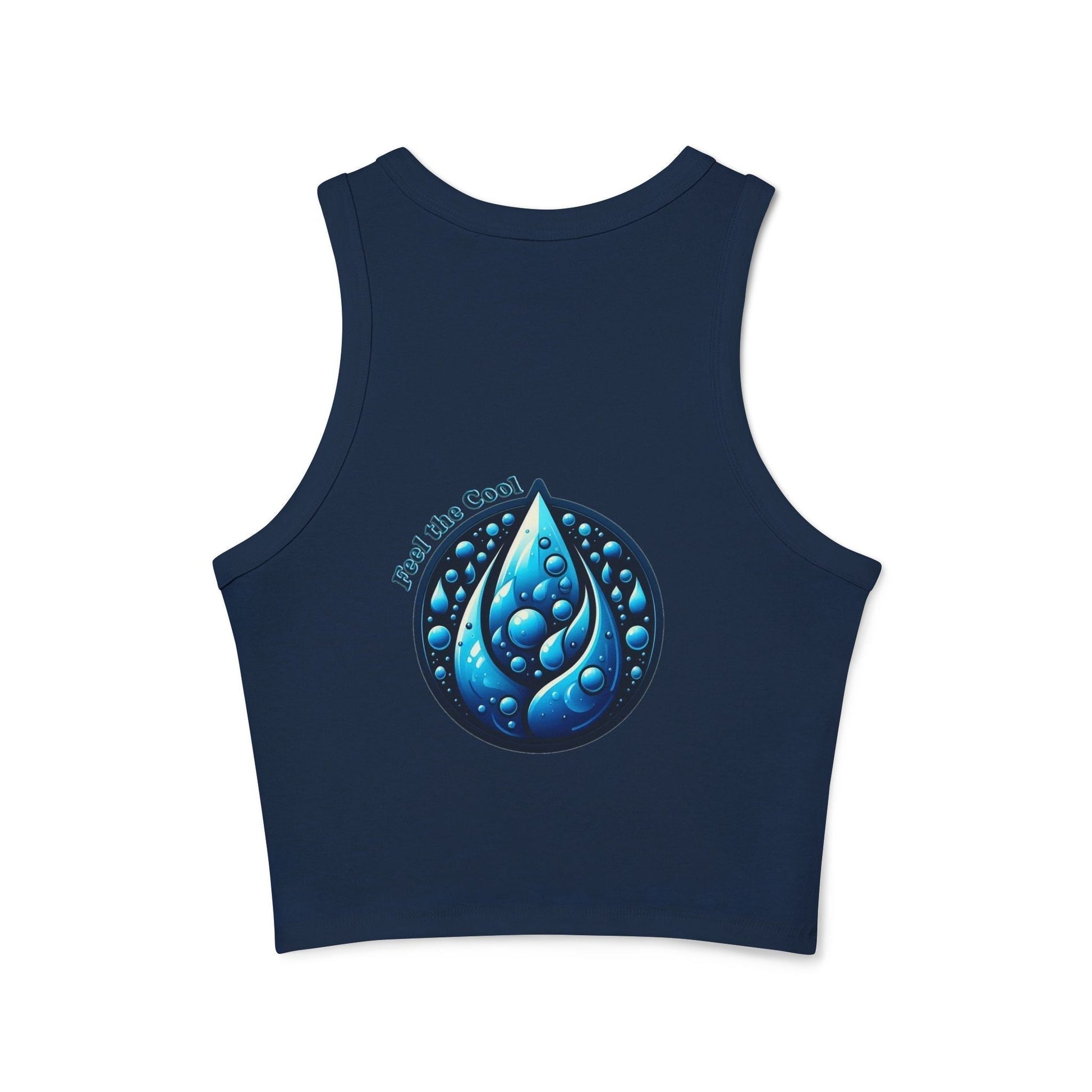 Womens Micro Rib Racer Tank Top
