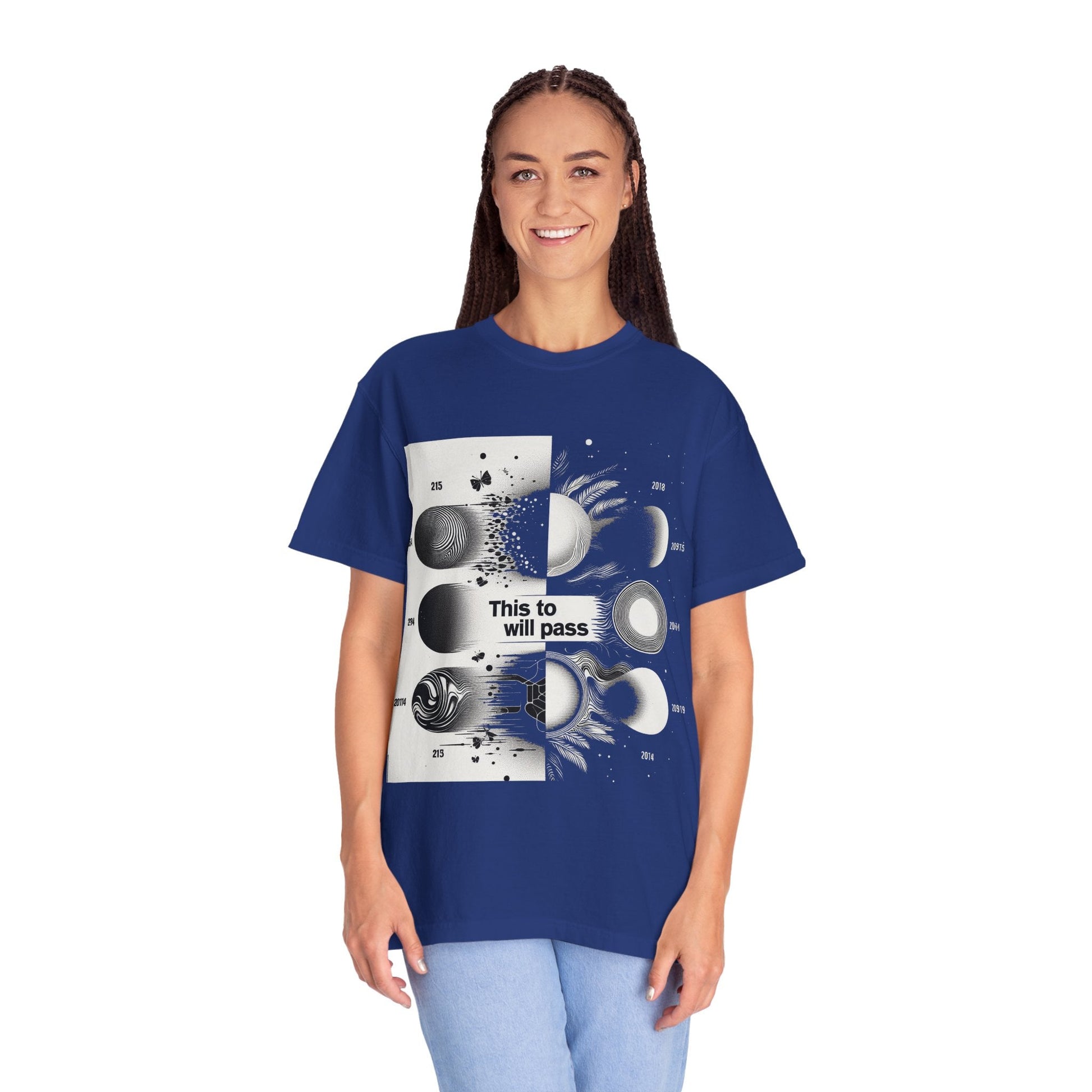 Unisex Garment-Dyed T-shirt This Too Shall Pass - Be Faithful
