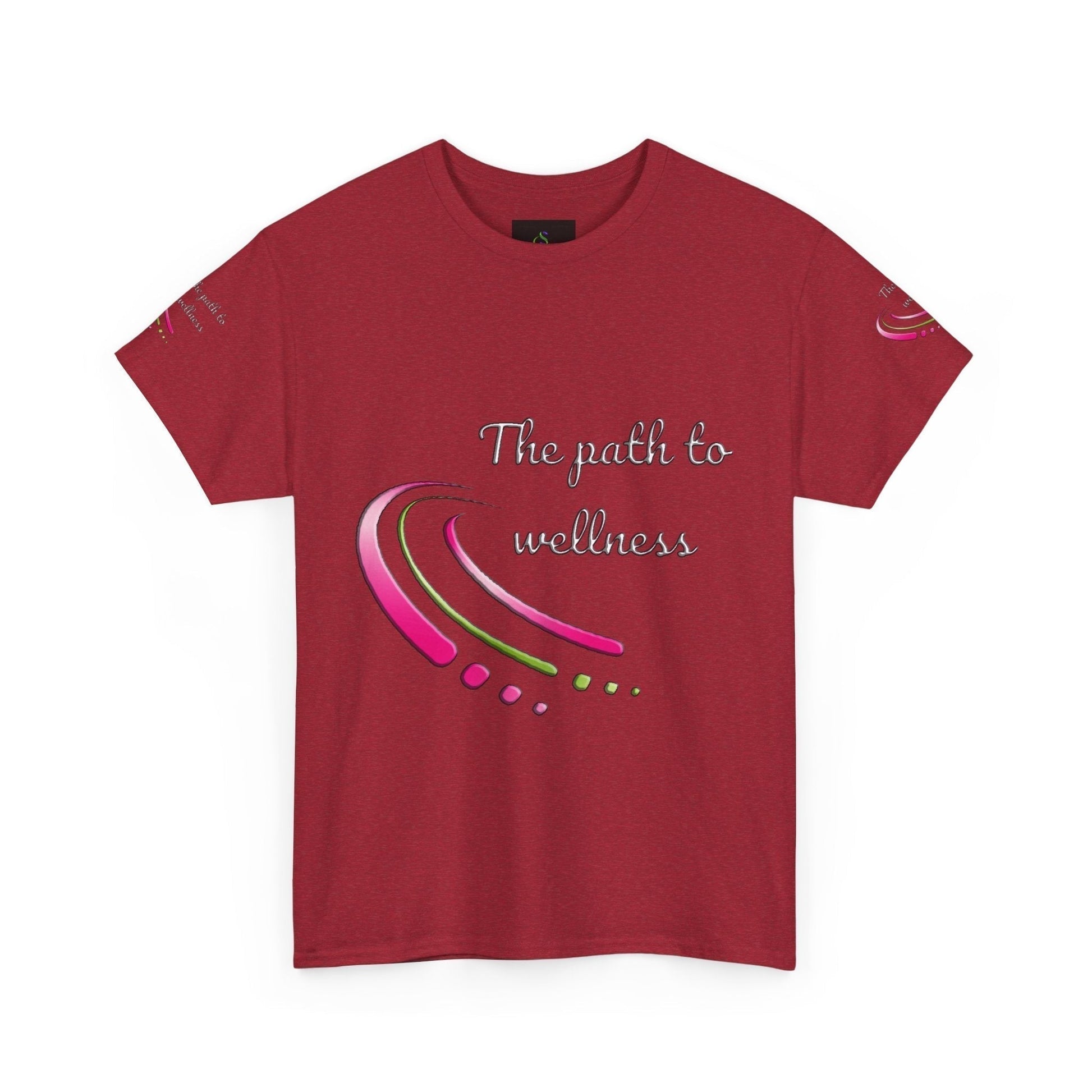 Unisex Welllness Heavy Cotton T-shirt - The Path To Wellness  Everyday