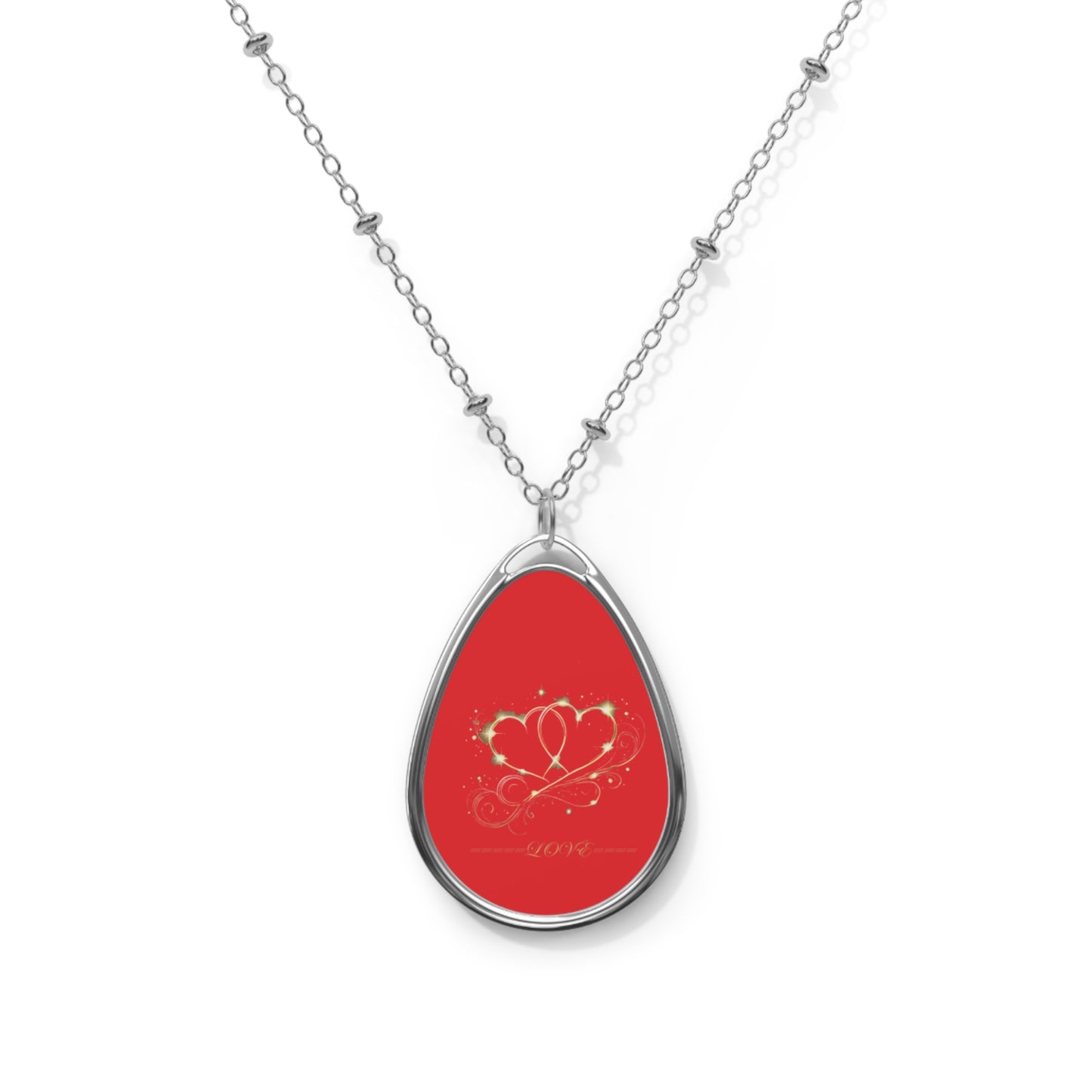 Oval Necklace" Valentine"