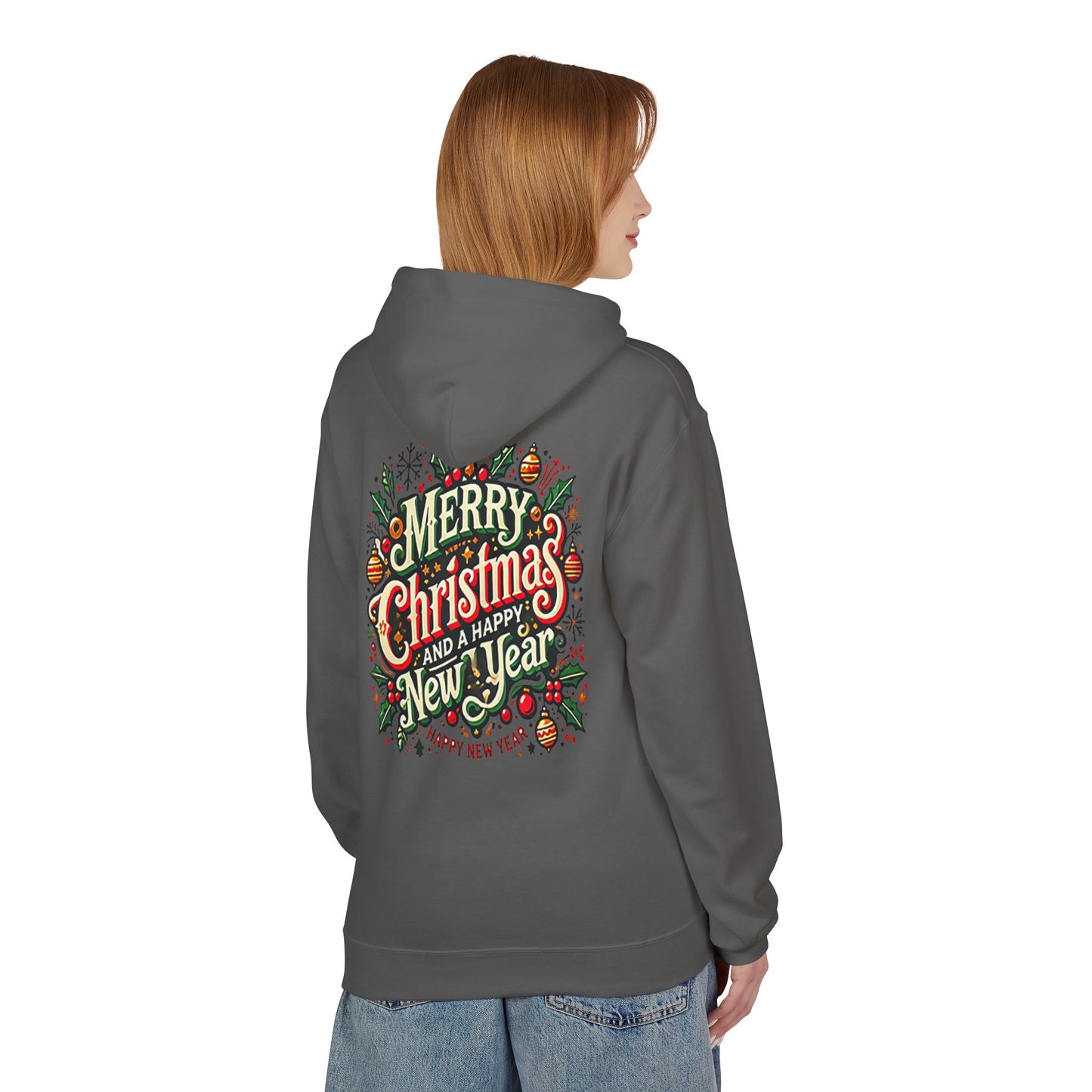 Unisex Midweight Softstyle Fleece Hoodie" Christmas "