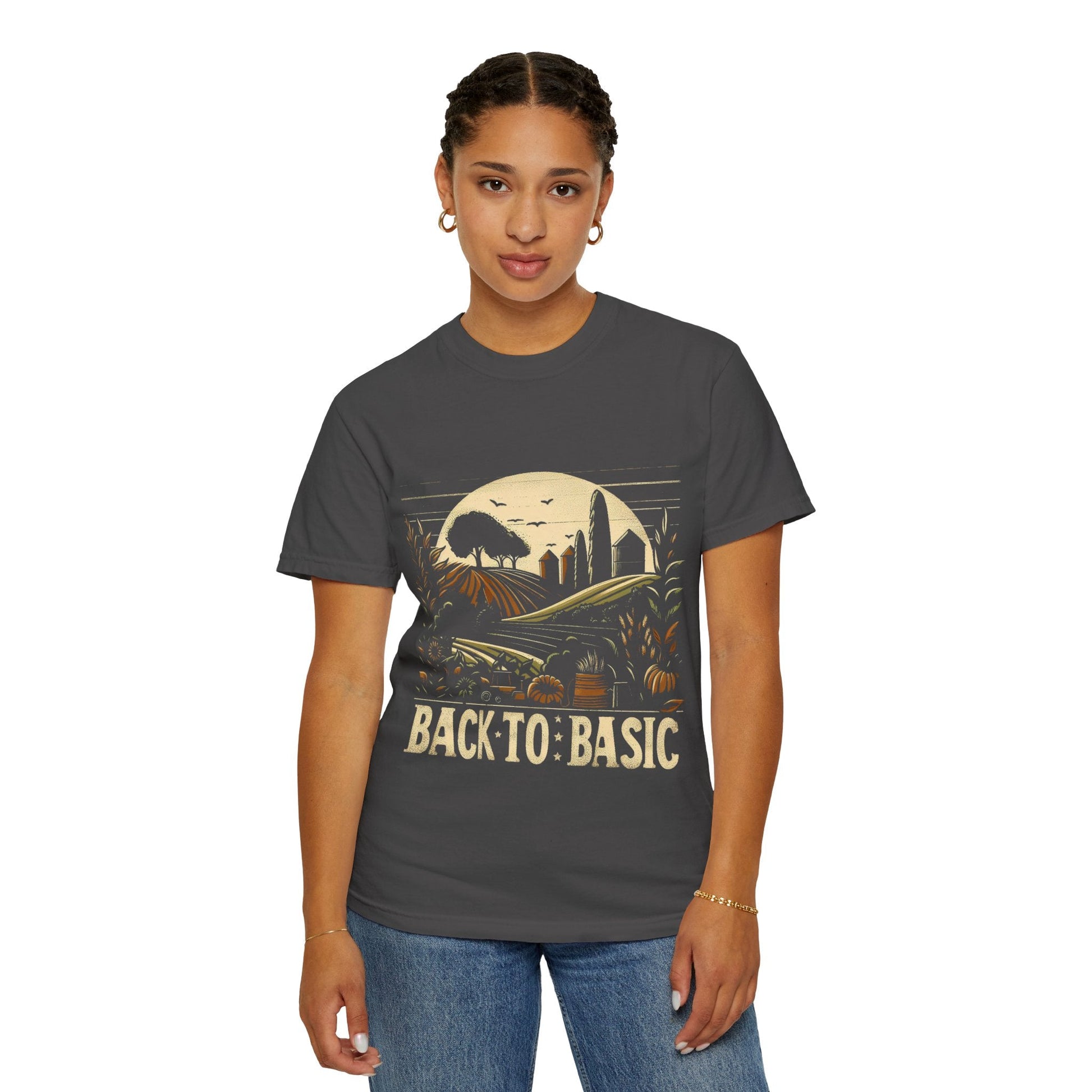 Unisex Garment-Dyed T-shirt - Back To Basic Ethically Made for Comfort