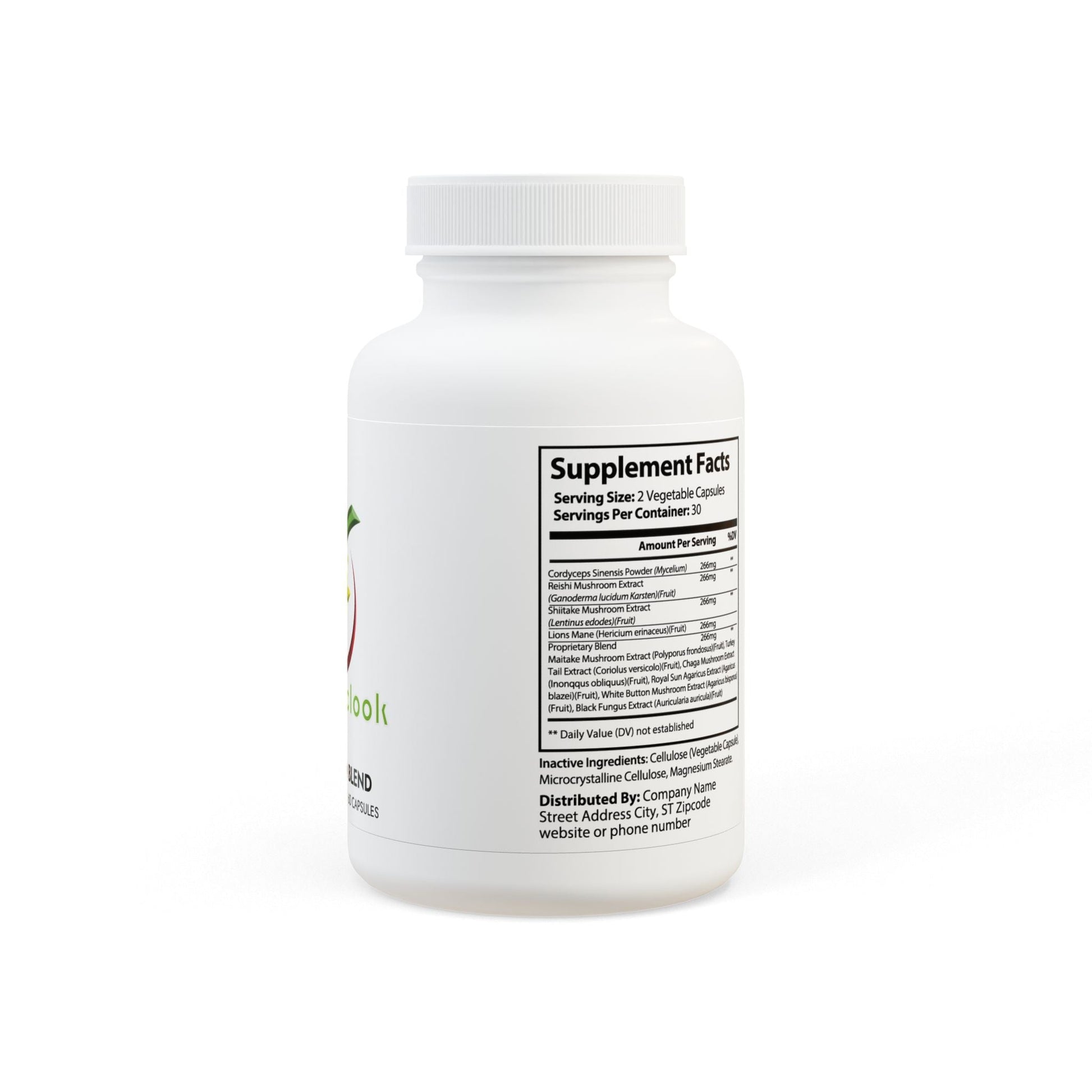 Mushroom Blend Supplement for Brain Health & Energy Support