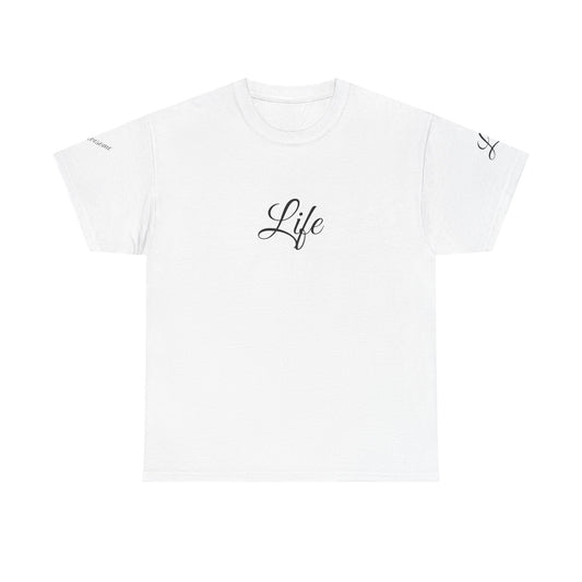 Unisex Heavy Cotton Tee " Life Is Awesome"