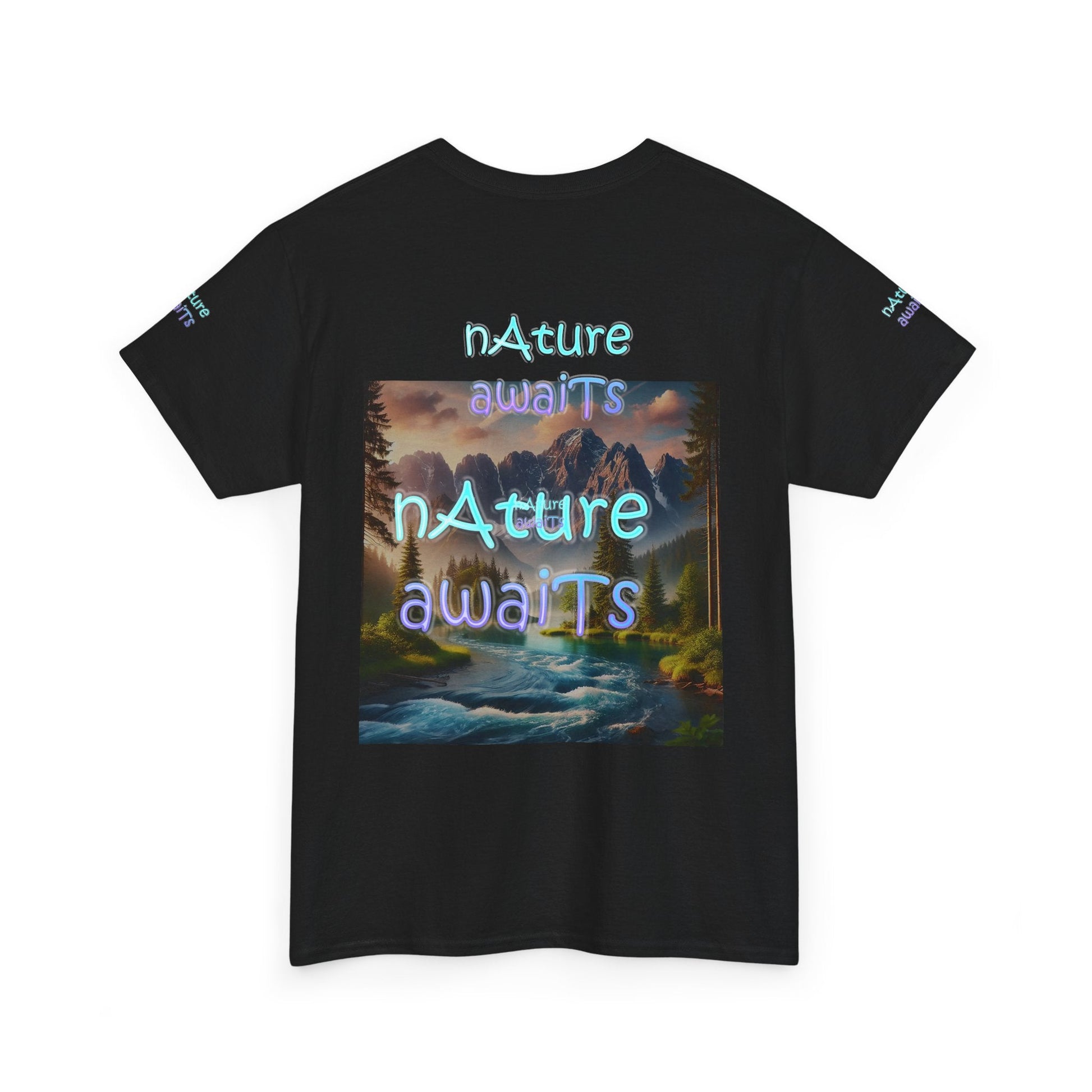 Unisex Heavy Cotton t-shirt Nature Awaits t-shirt for Comfort & Style