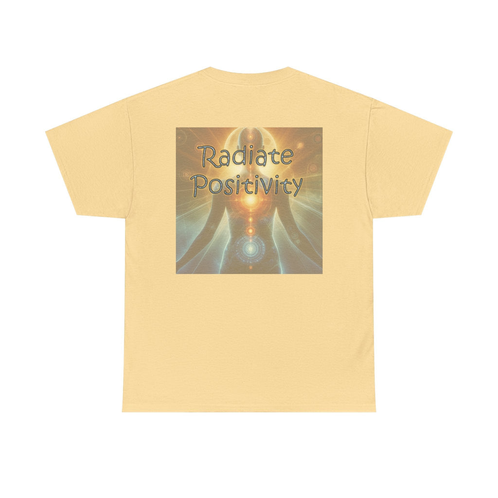 Unisex Heavy Cotton T-shirt - Radiate Positivity Its Free