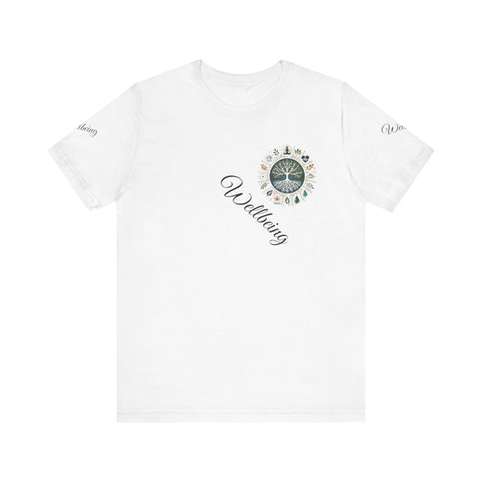 Unisex Jersey Short Sleeve Tee " Wellbeing Line Art"