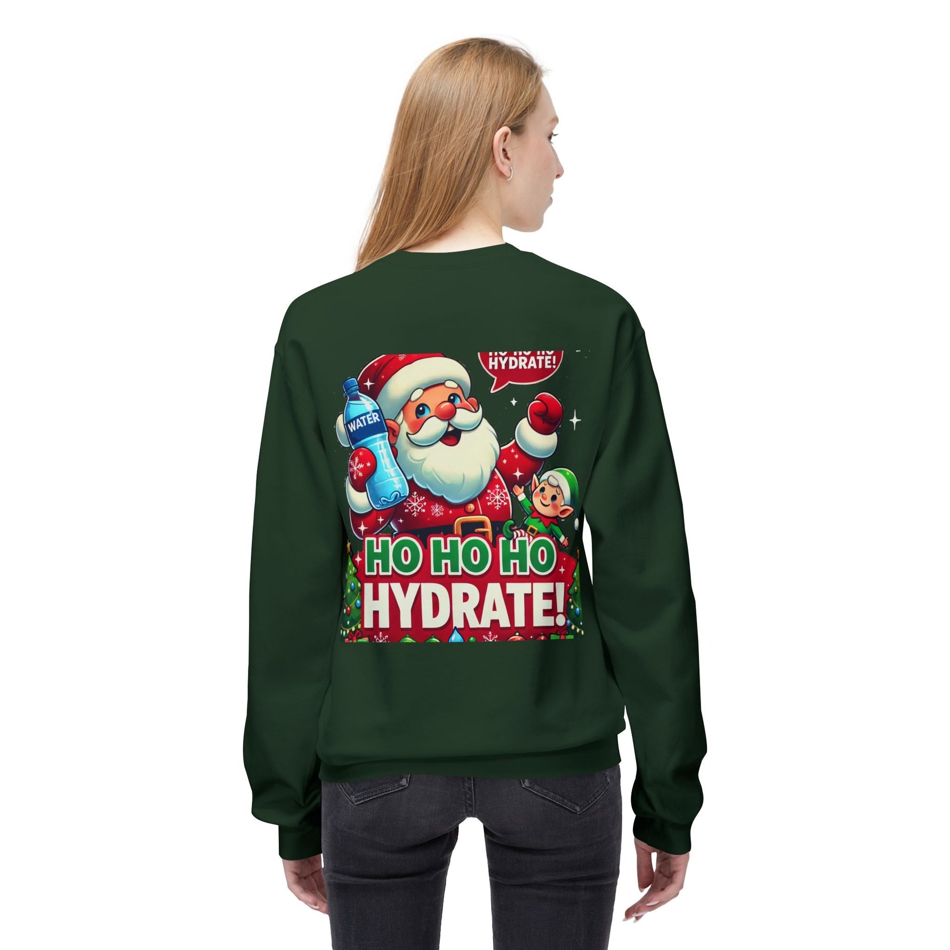 Unisex Midweight Softstyle Fleece - Crewneck Sweatshirt Ho Hydrate