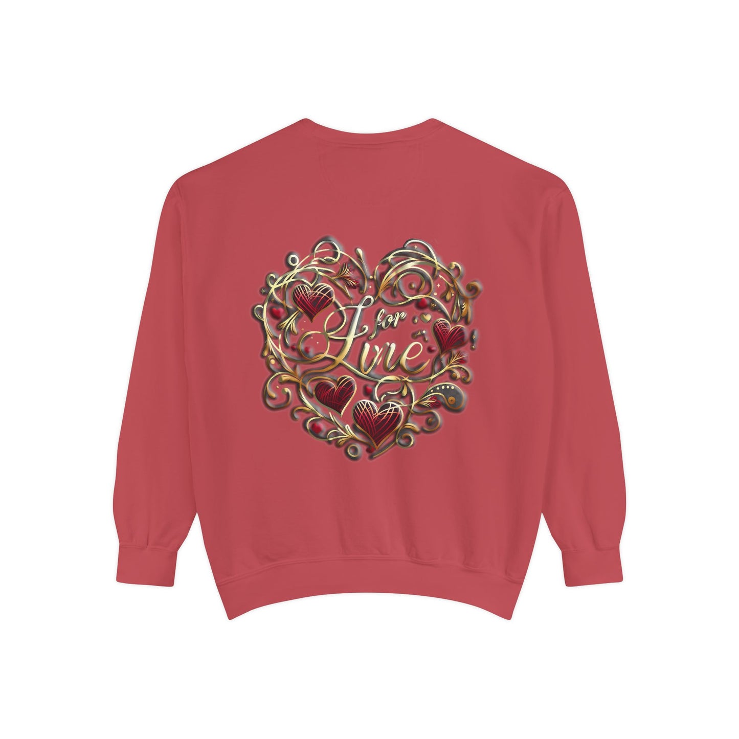 Unisex Garment-Dyed Sweatshirt " Love For Me?