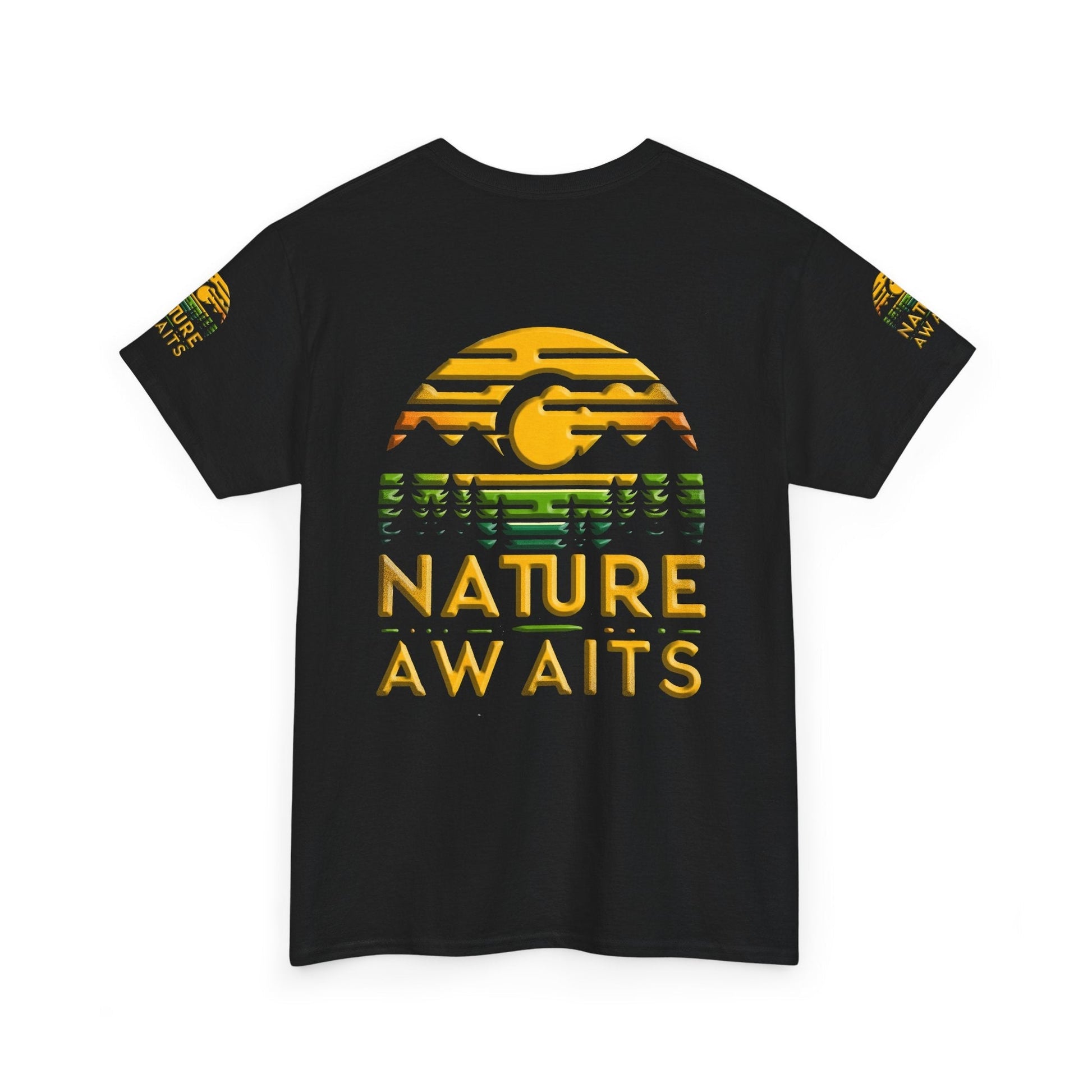 Unisex Heavy Cotton t-shirt nature Awaits t-shirt for Durability
