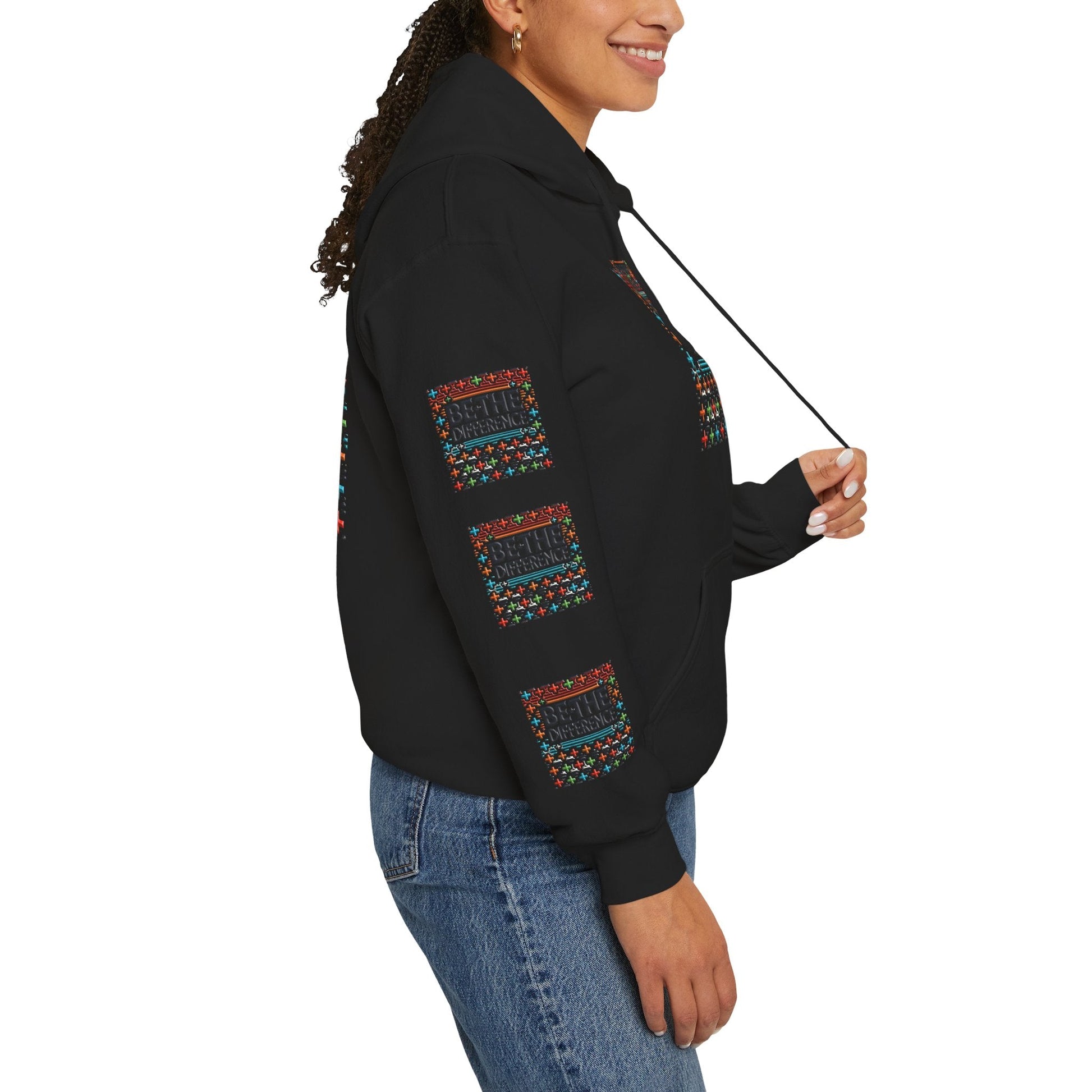Heavy Blend - Hooded Sweatshirt Be The Difference Cozy, Soft, Stylish