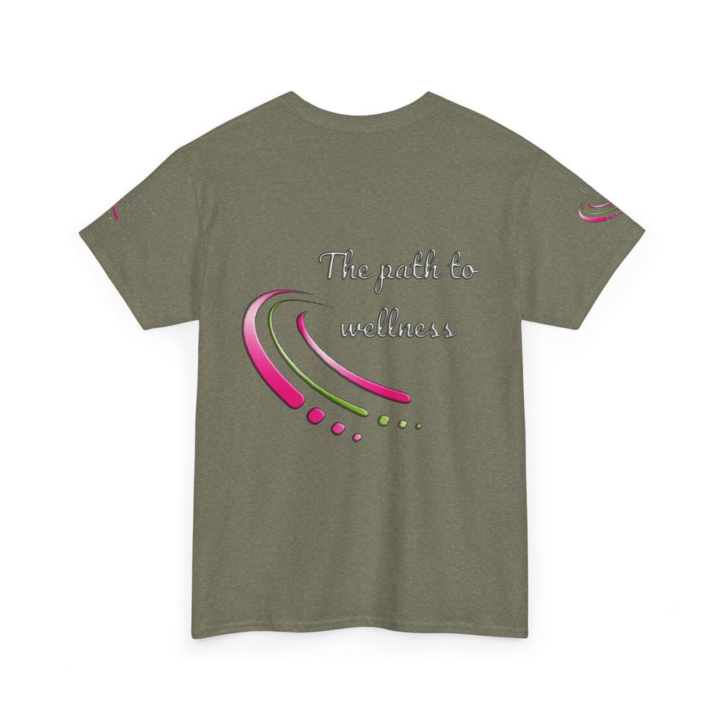 Unisex Welllness Heavy Cotton T-shirt - The Path To Wellness  Everyday