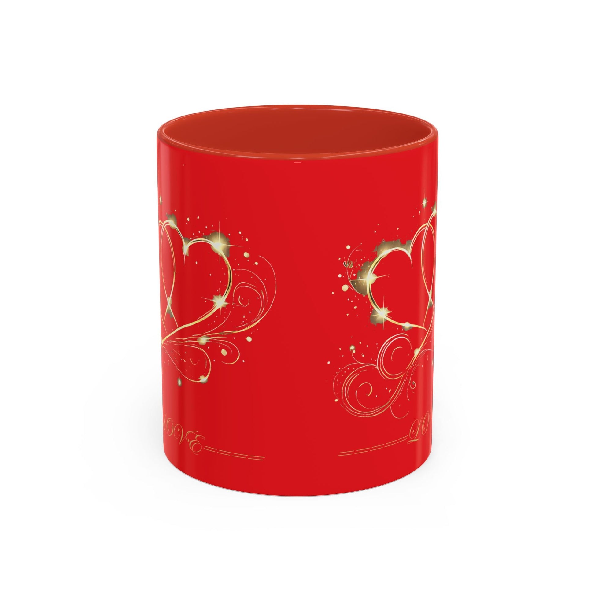 Accent Coffee Mug - (11, 15oz) Valentine Mug Special Bold Color