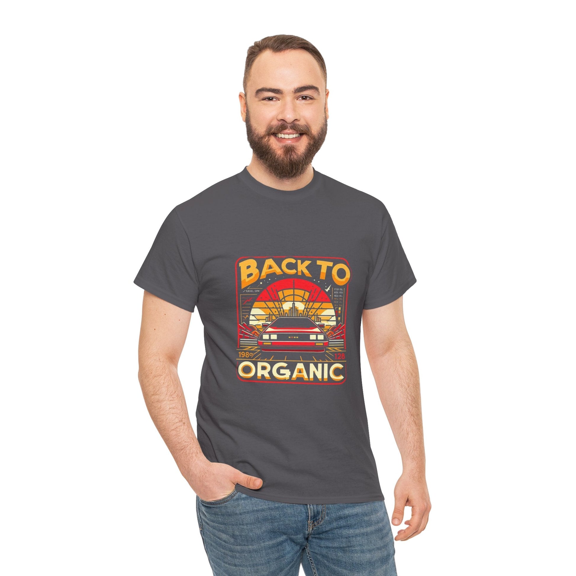 Unisex Heavy Cotton T-shirt - Classic Comfort, Style Back to Organic