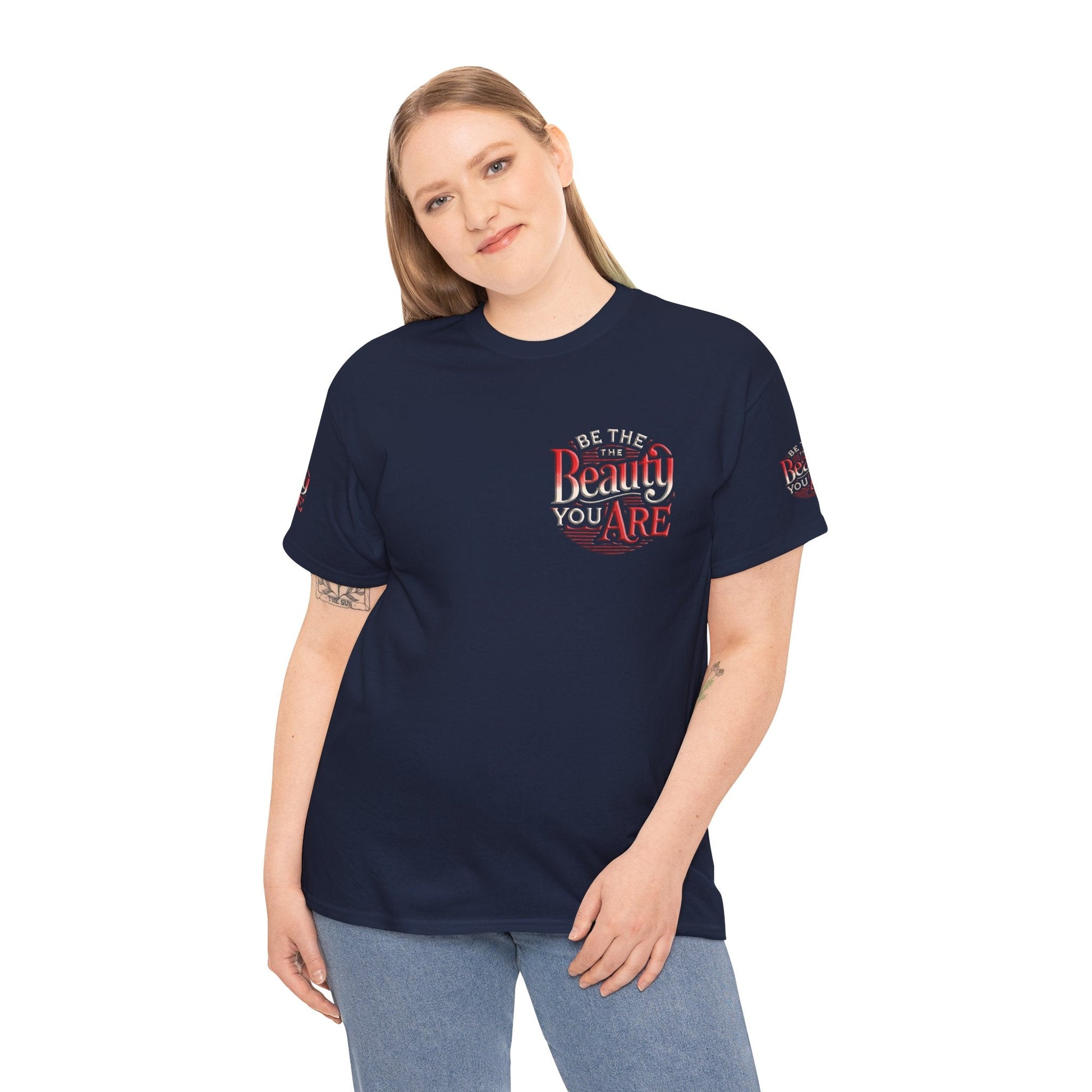 Unisex Heavy Cotton T-shirt - Be the Beauty You Are  Classic & Comfy