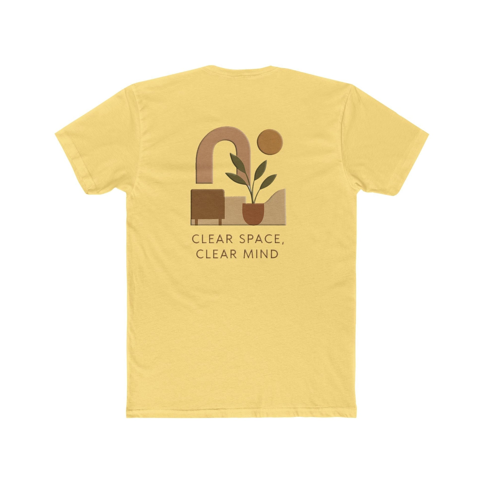 Mindfulness Graphic T-shirt, Cotton T-Shirt, Clear Space Clear Mind