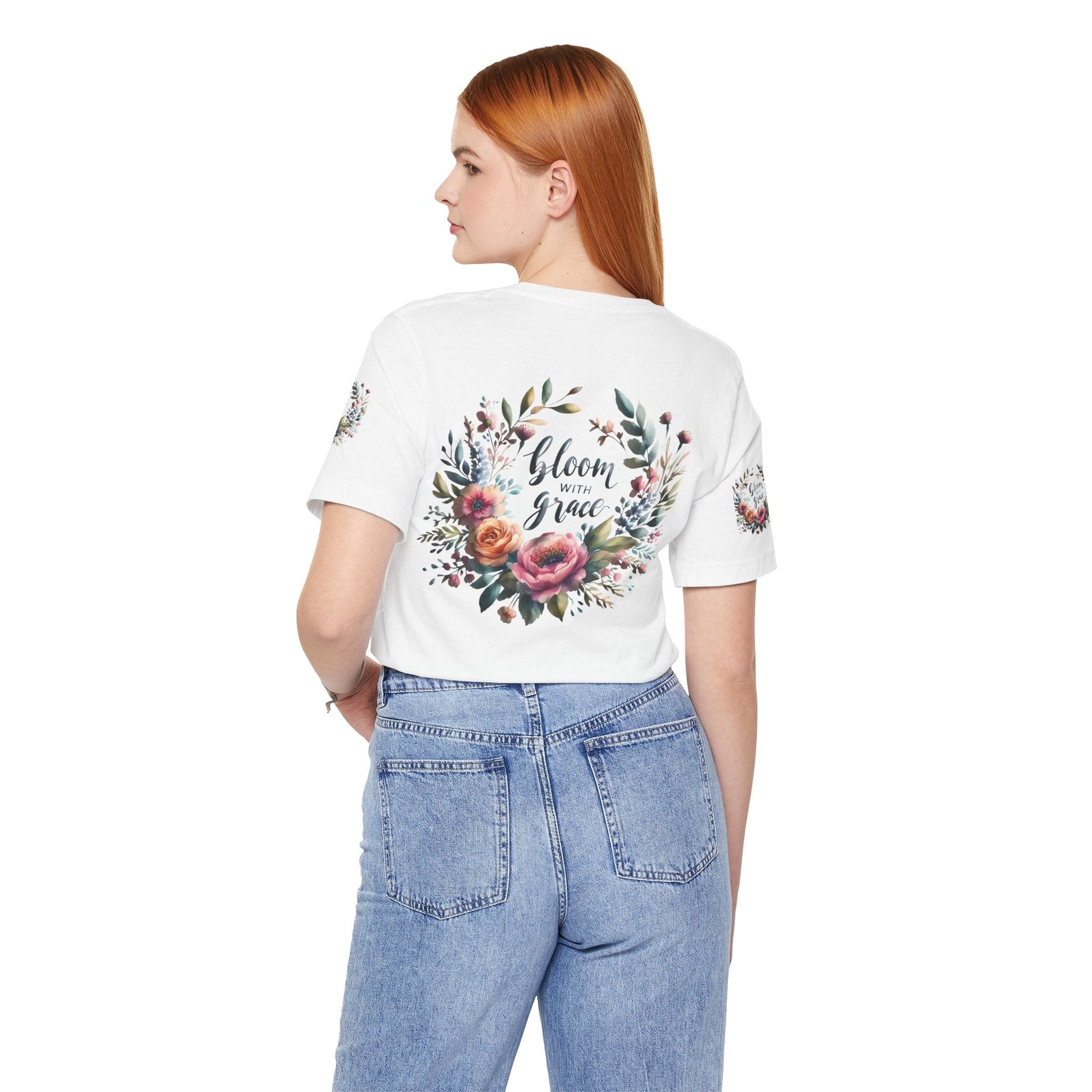 Floral Inspirational T-shirt | Graceful & Vibrant Everyday Wear