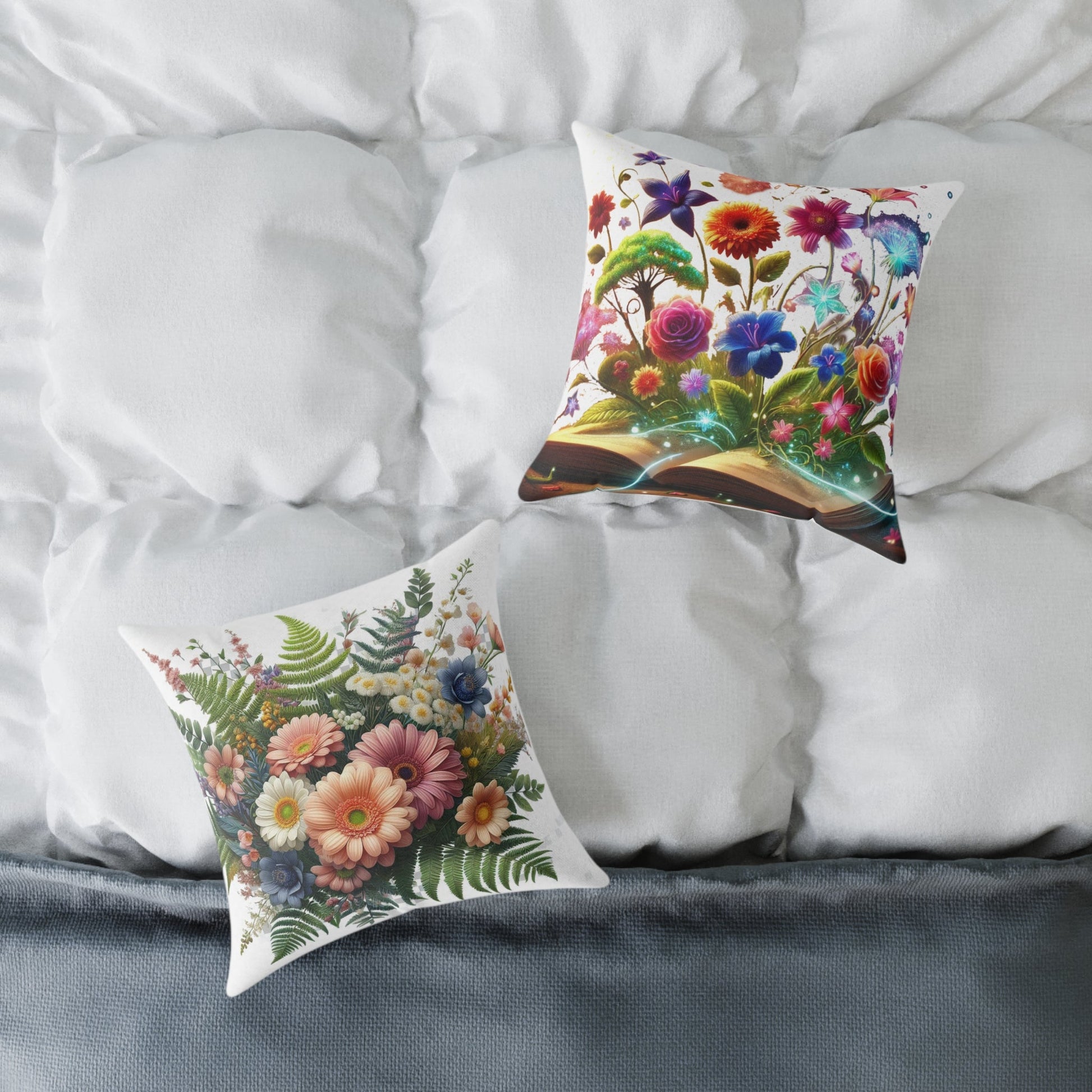Square Poly Canvas Pillow - Personalized Comfort & Home Style