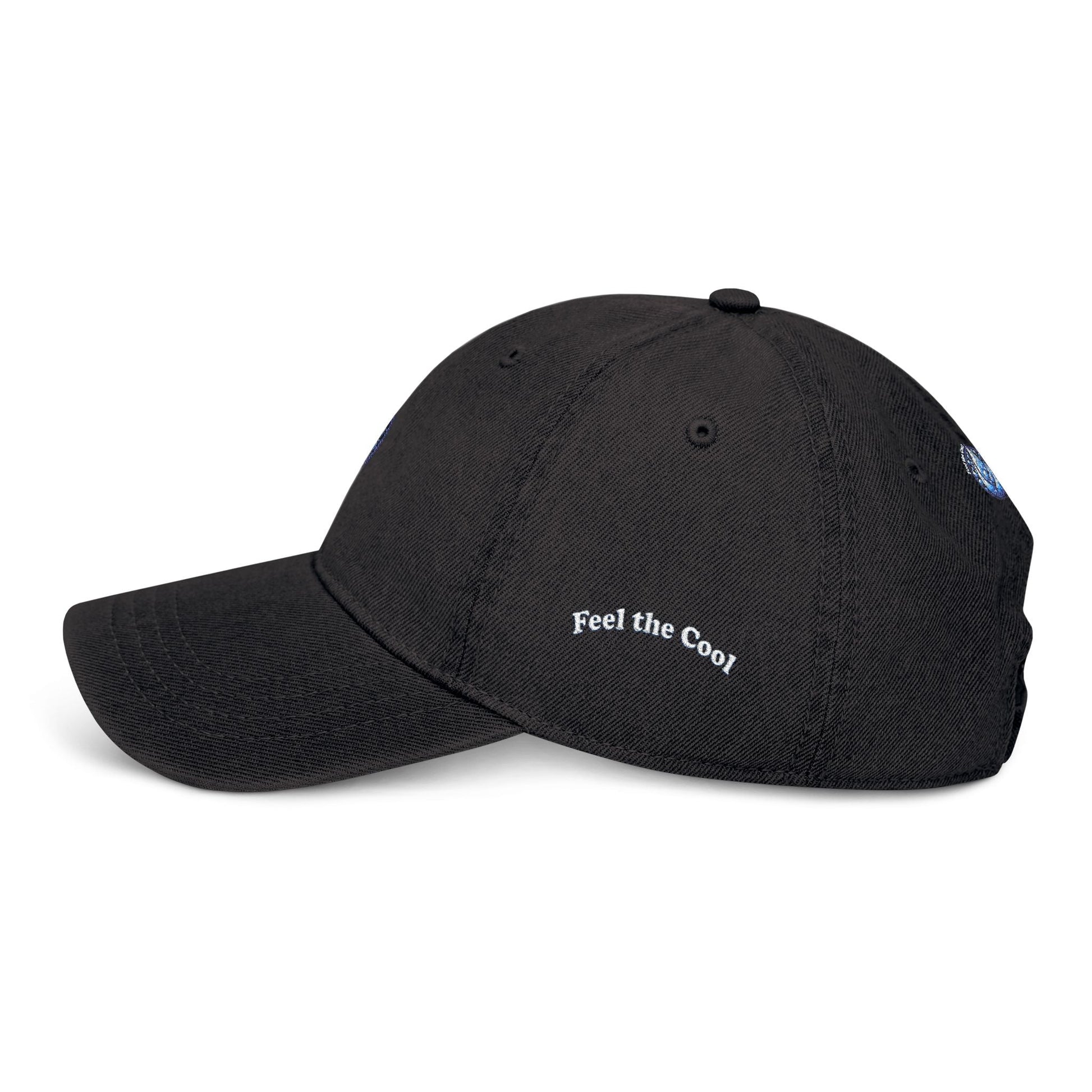 Embroidered Denim Hat – Cove Design for Nature Lovers Feel the Cool