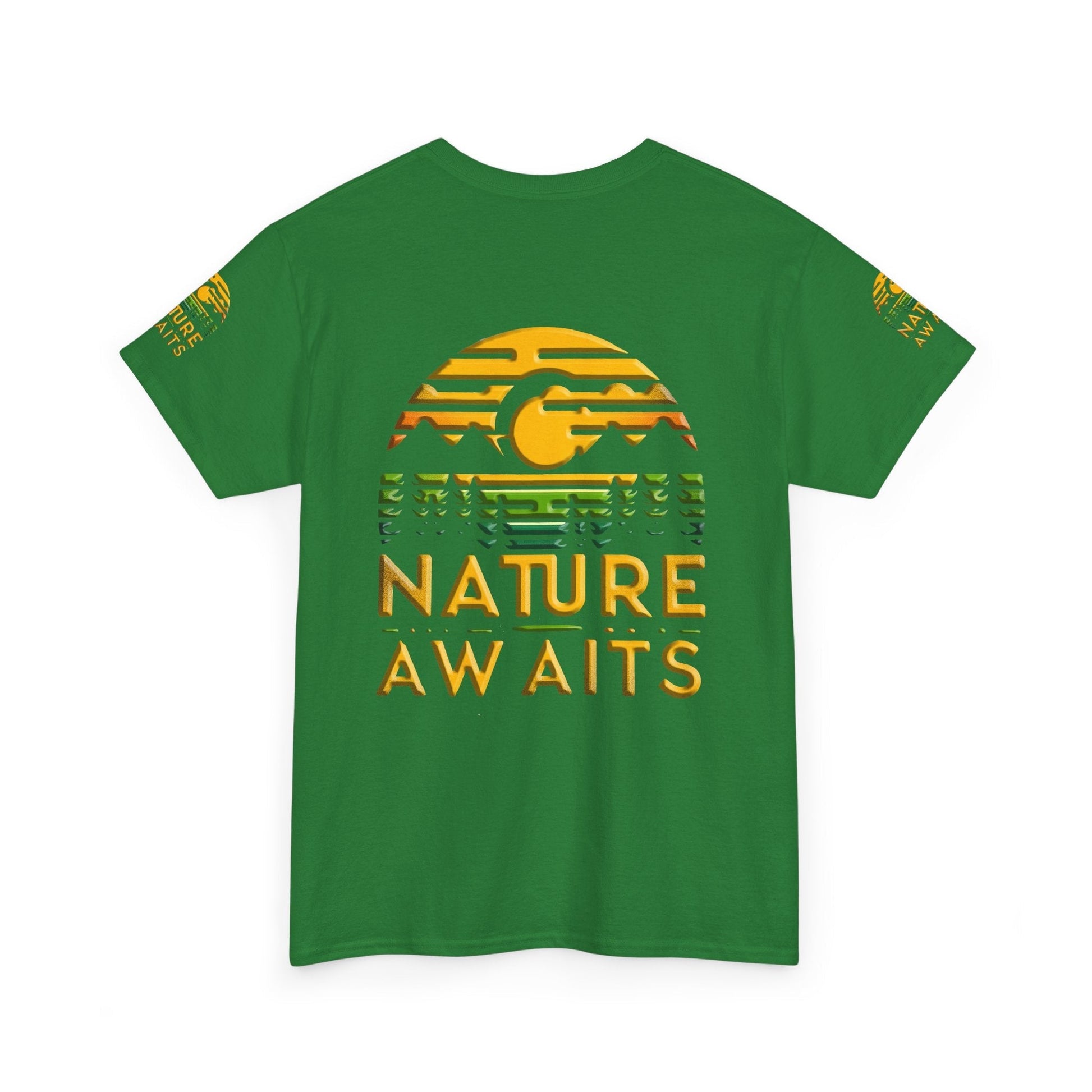 Unisex Heavy Cotton t-shirt nature Awaits t-shirt for Durability