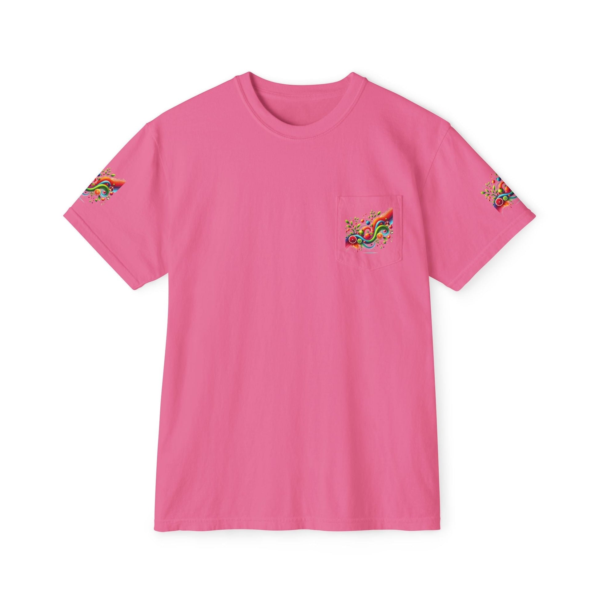 Unisex Garment-Dyed Pocket t-shirt -  Beauty - In Simple Design
