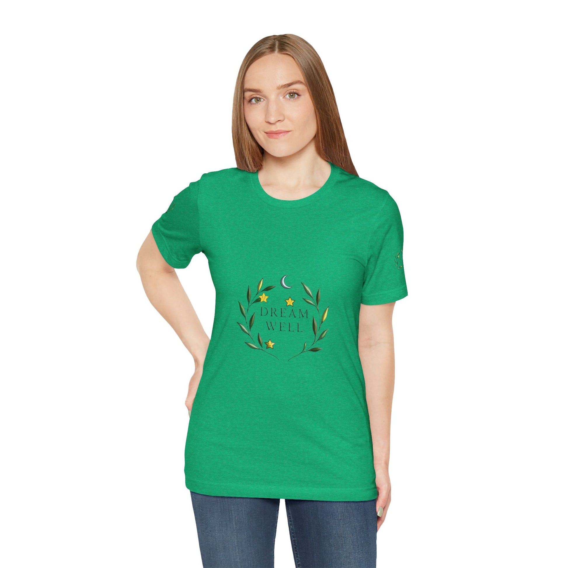 Dream Well Unisex Jersey T-shirt | Relaxed Fit, Care, or Relaxation