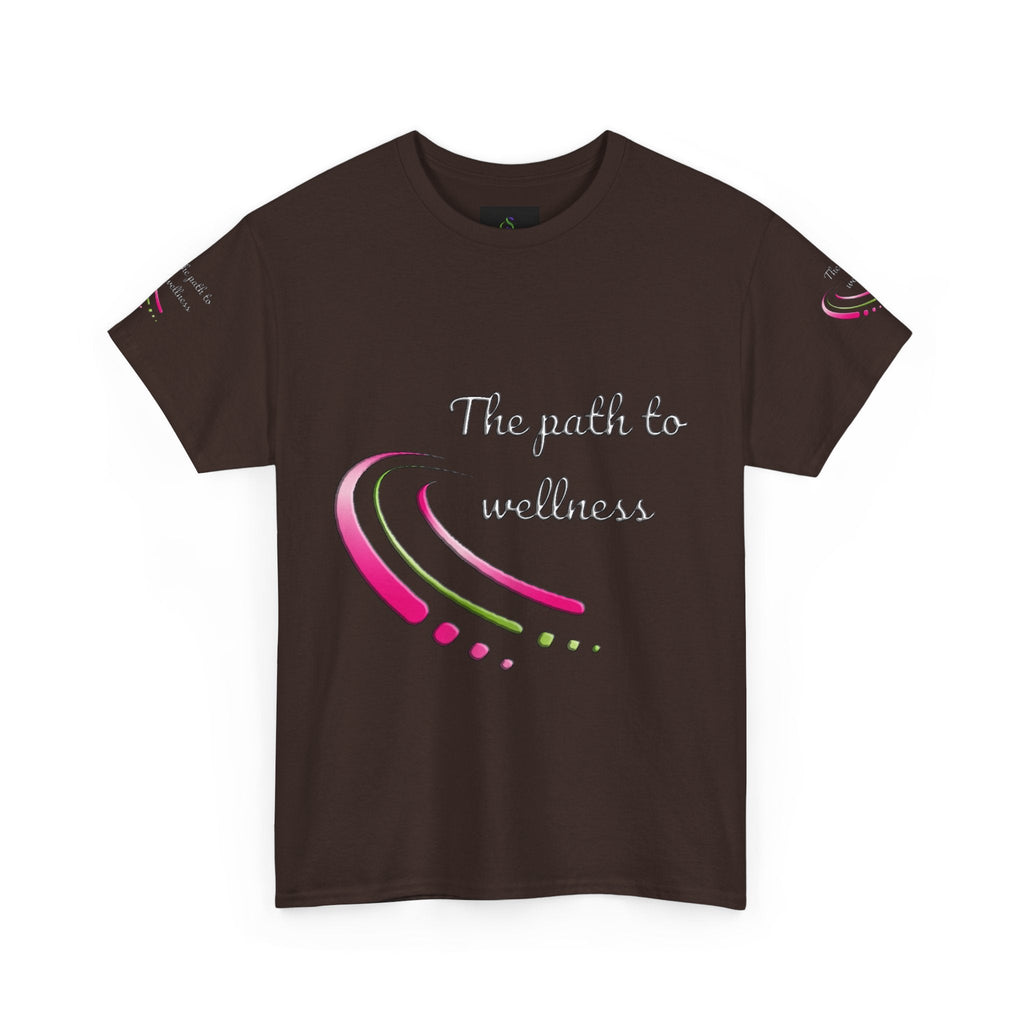 Unisex Welllness Heavy Cotton T-shirt - The Path To Wellness  Everyday