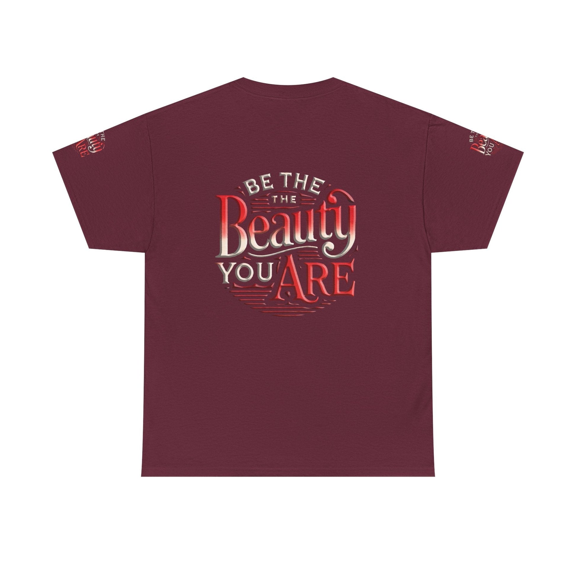 Unisex Heavy Cotton T-shirt - Be the Beauty You Are  Classic & Comfy