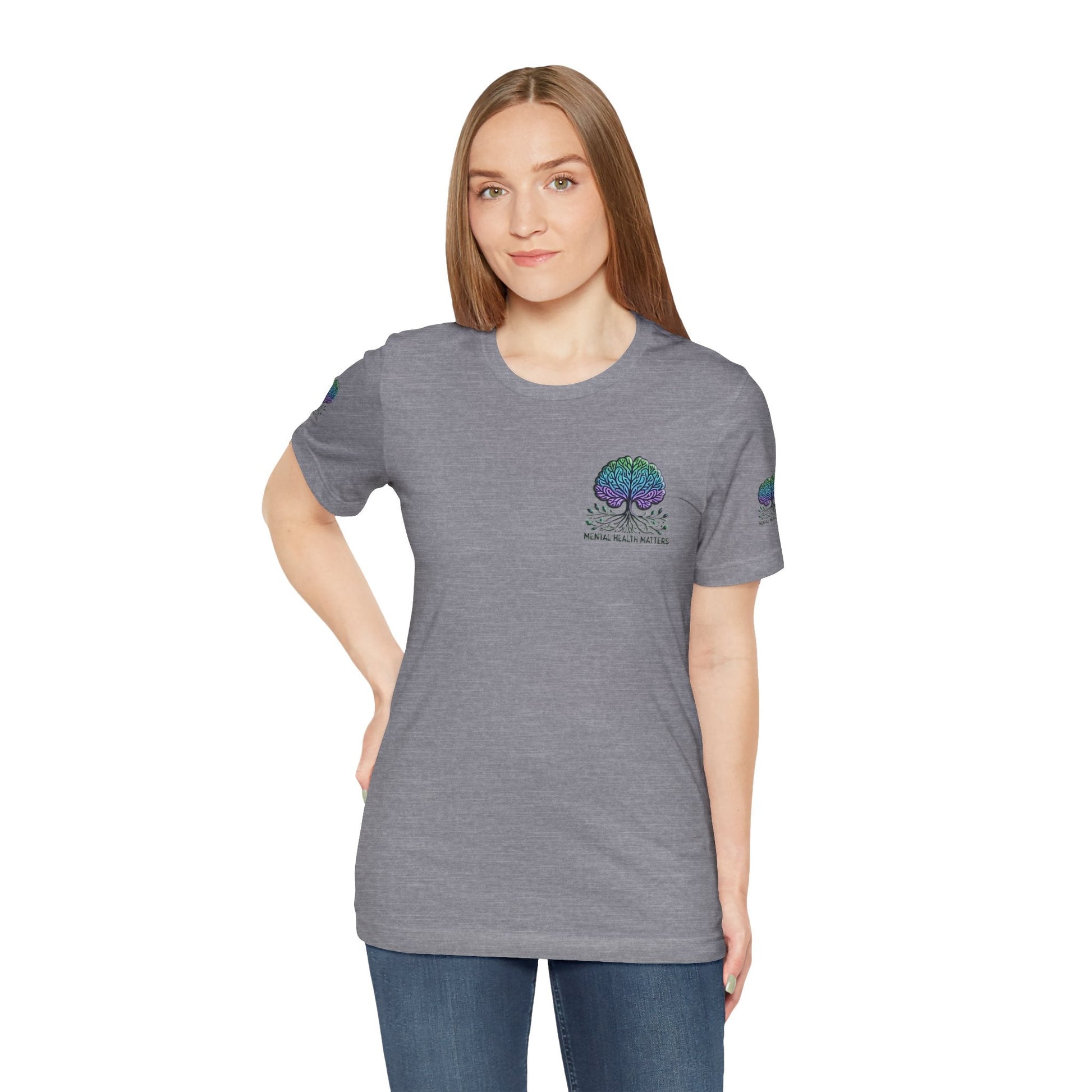 Unisex Jersey Short Sleeve T-shirt – Mental Health Matters Soft Comfy