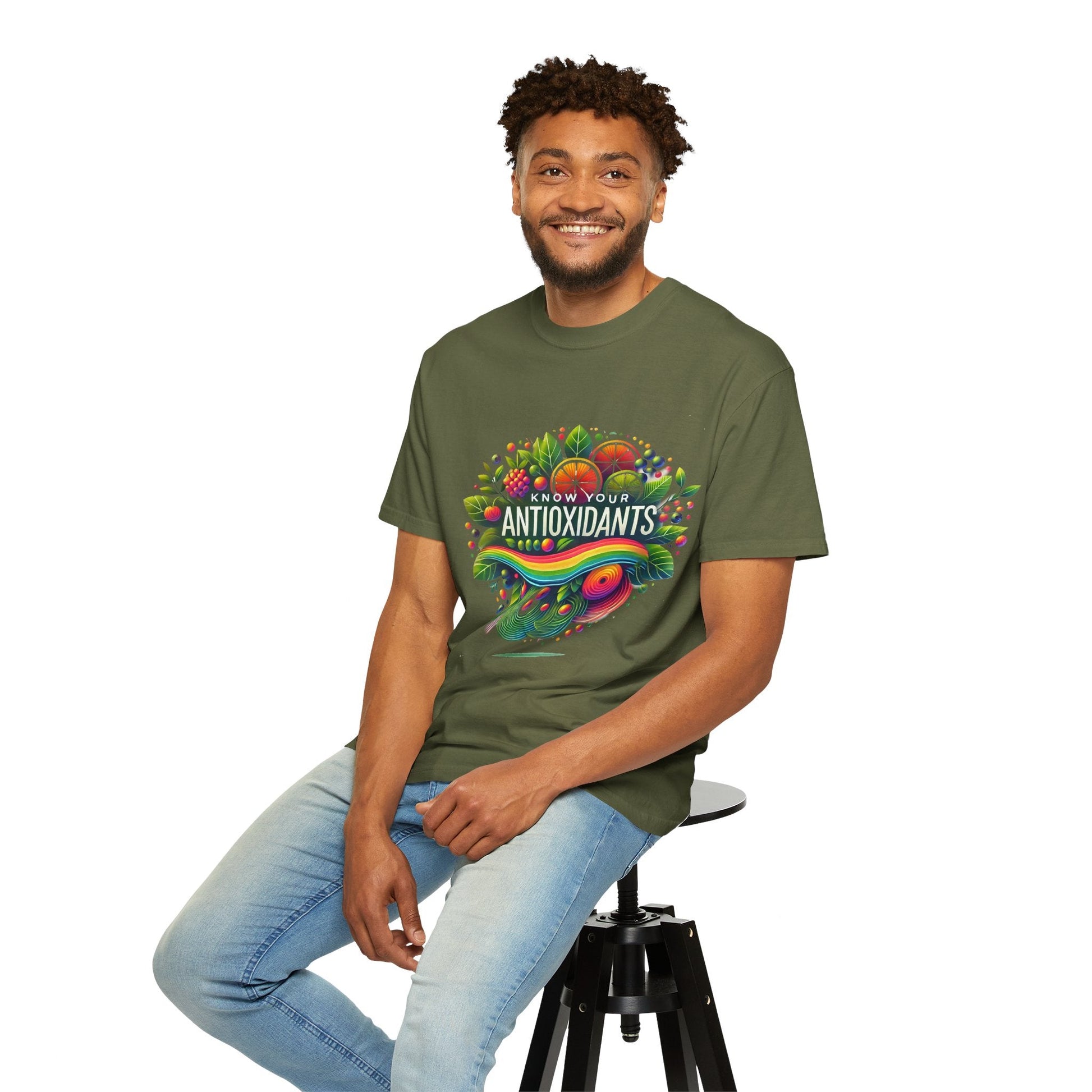 Unisex Garment-Dyed T-shirt Know Your Antioxidants Feel the Power