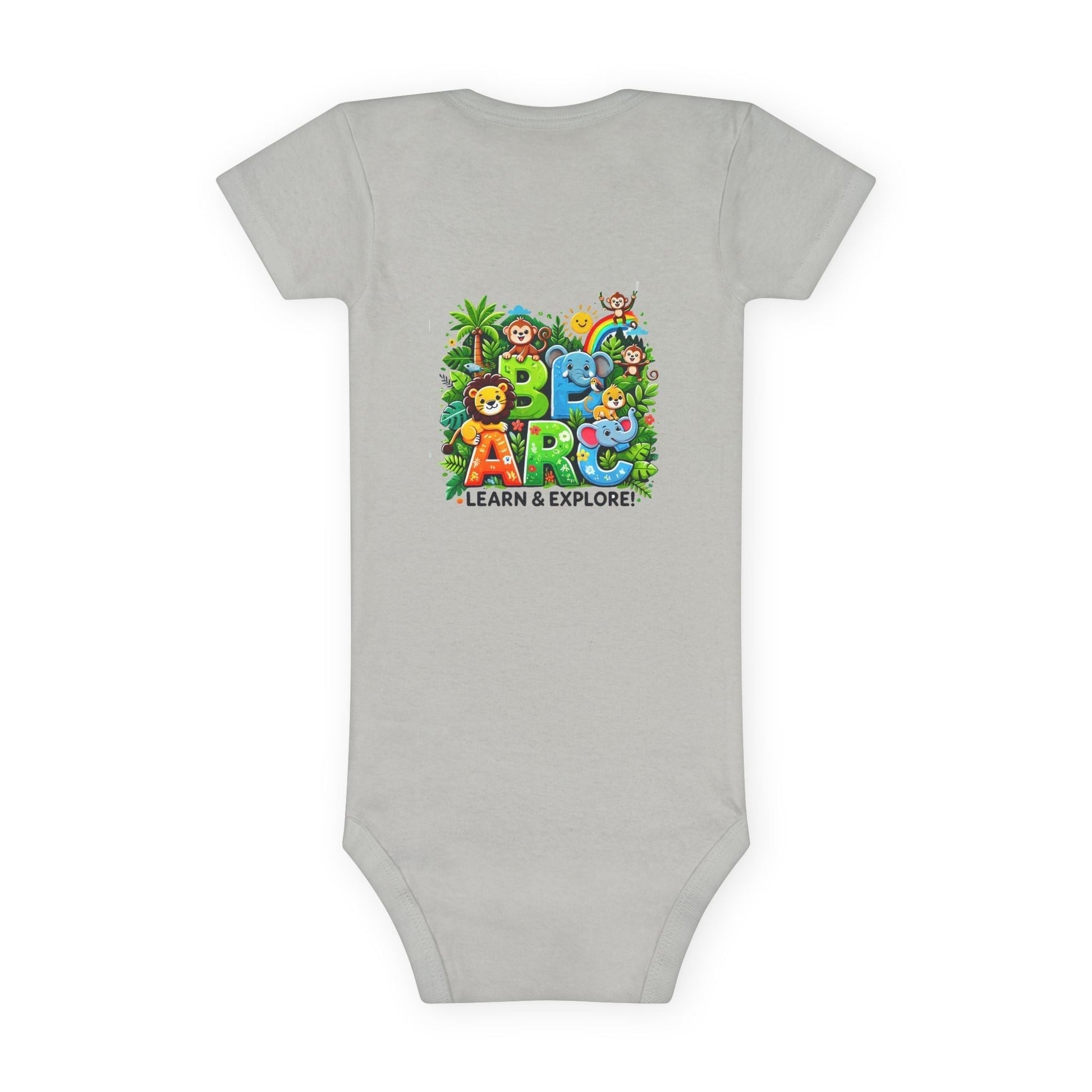 Baby Short Sleeve Onesie - Learn and Explore - Comfort for Little Ones