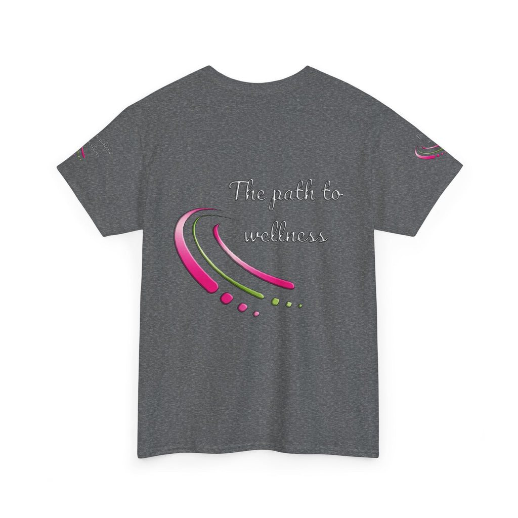 Unisex Welllness Heavy Cotton T-shirt - The Path To Wellness  Everyday