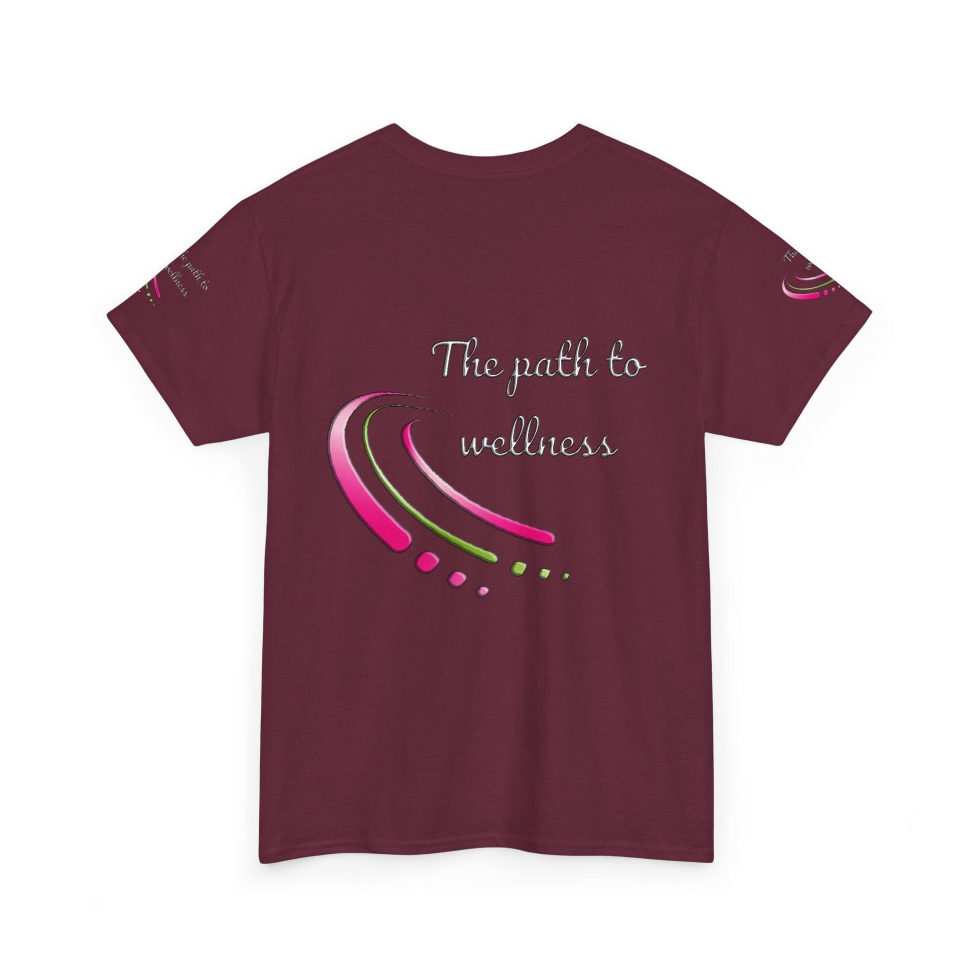 Unisex Welllness Heavy Cotton T-shirt - The Path To Wellness  Everyday