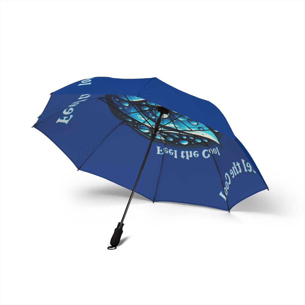 Semi-Automatic Foldable Umbrella - Stylish Sunrise Feel the Cool