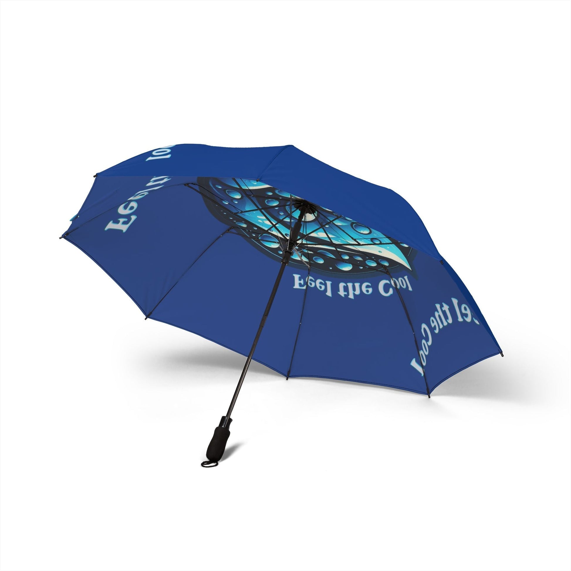 Semi-Automatic Foldable Umbrella - Stylish Sunrise Feel the Cool